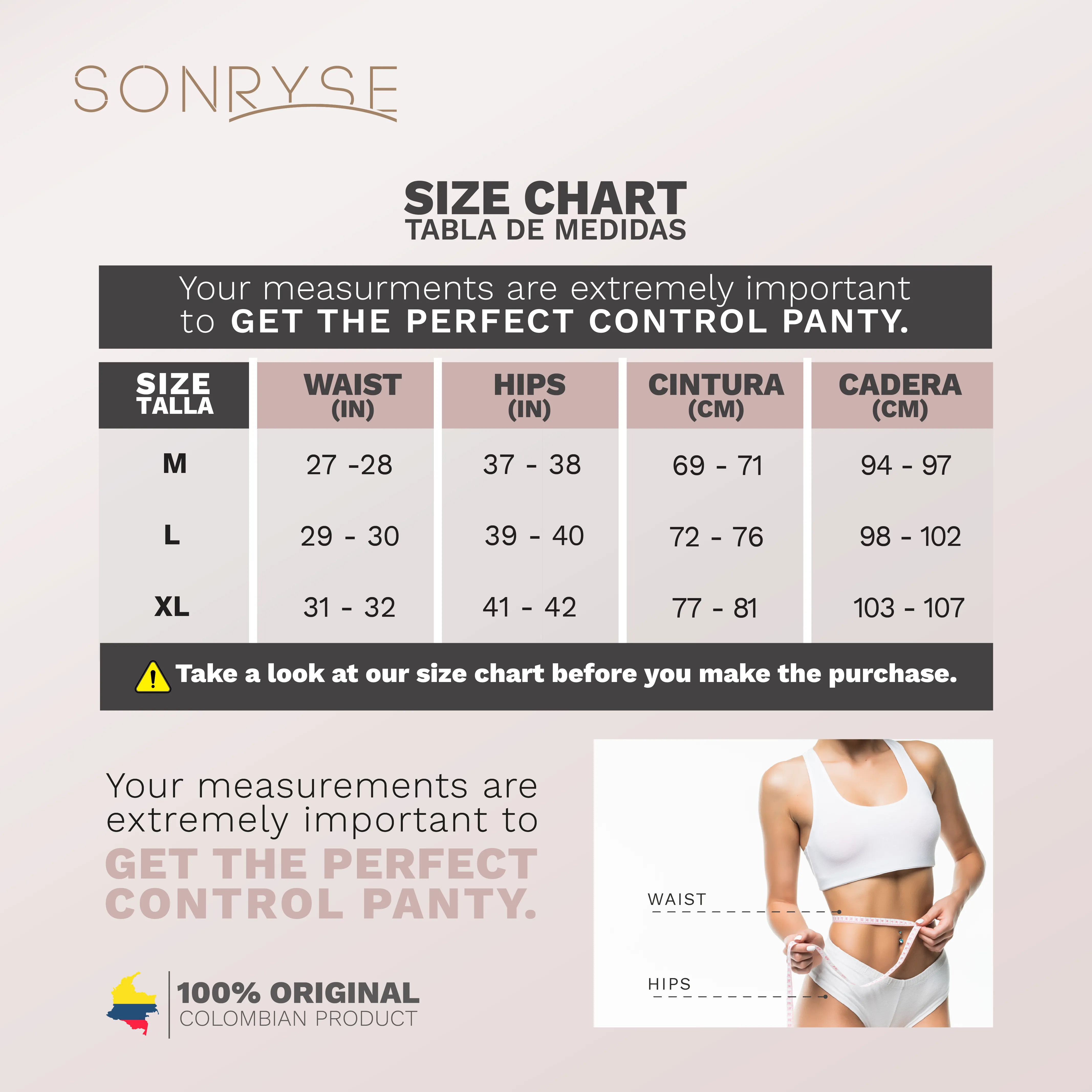 2-Pack High Waisted Tummy Control Panties Fajas Colombianas Sonryse SP607NC