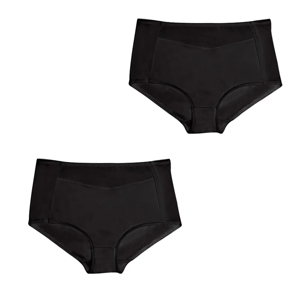 2-Pack Panties Tummy Control High Waisted Shapewear Fajas Colombianas Sonryse SP645NC