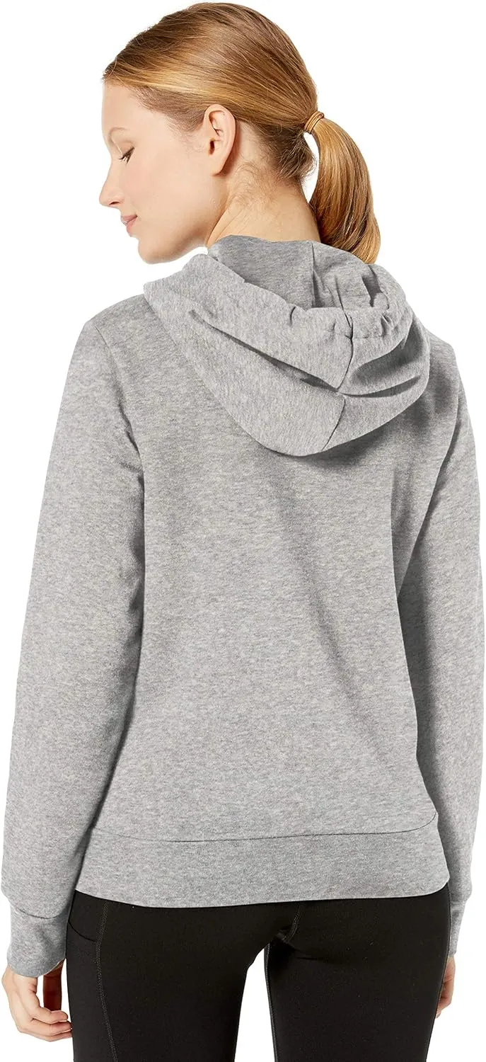 adidas Women's Essentials 3-stripes Fleece Full-zip Hoodie Sweatshirt