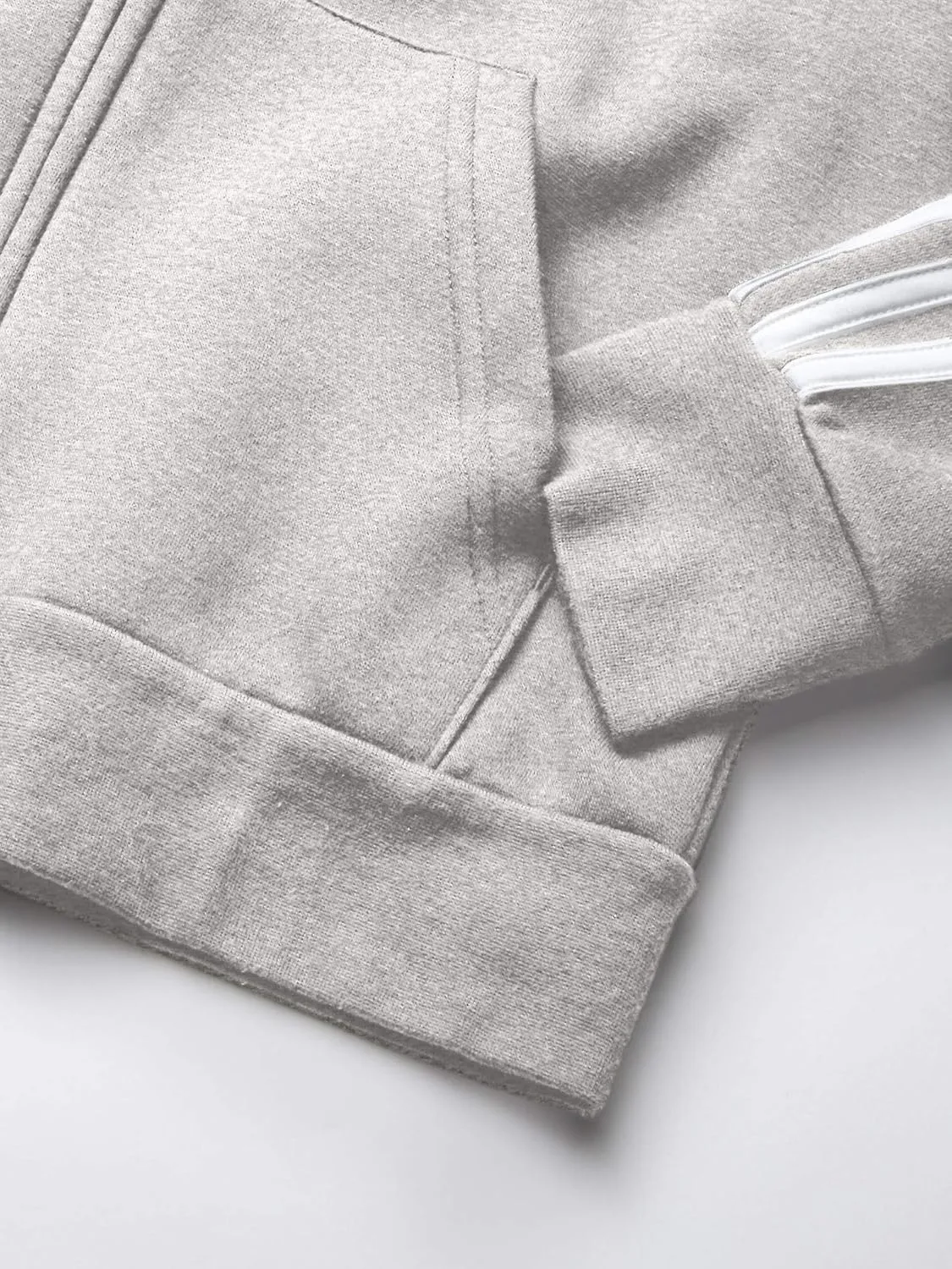adidas Women's Essentials 3-stripes Fleece Full-zip Hoodie Sweatshirt