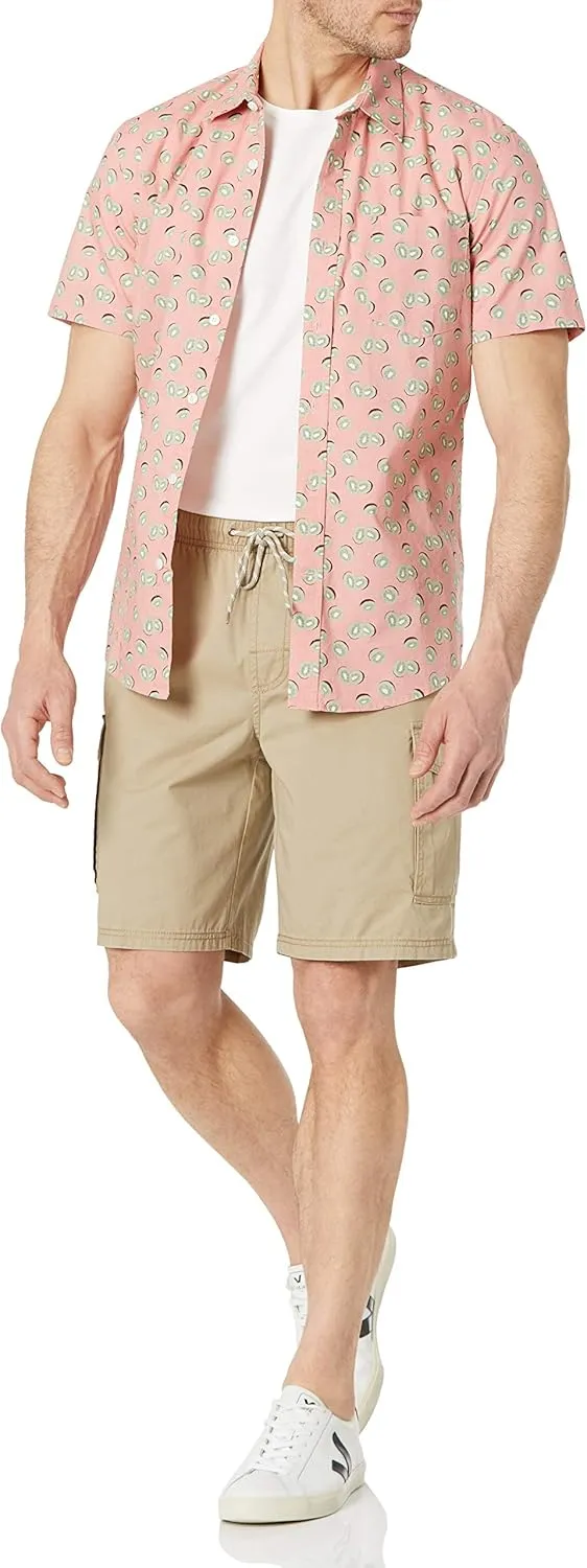 Amazon Essentials Men's 9" Elastic Waist Cargo Short