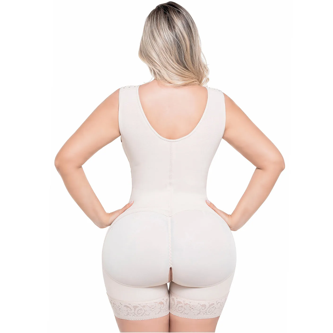 Built-in Bra Colombian Tummy Control Shaper Bodysuit Sonryse 086BF