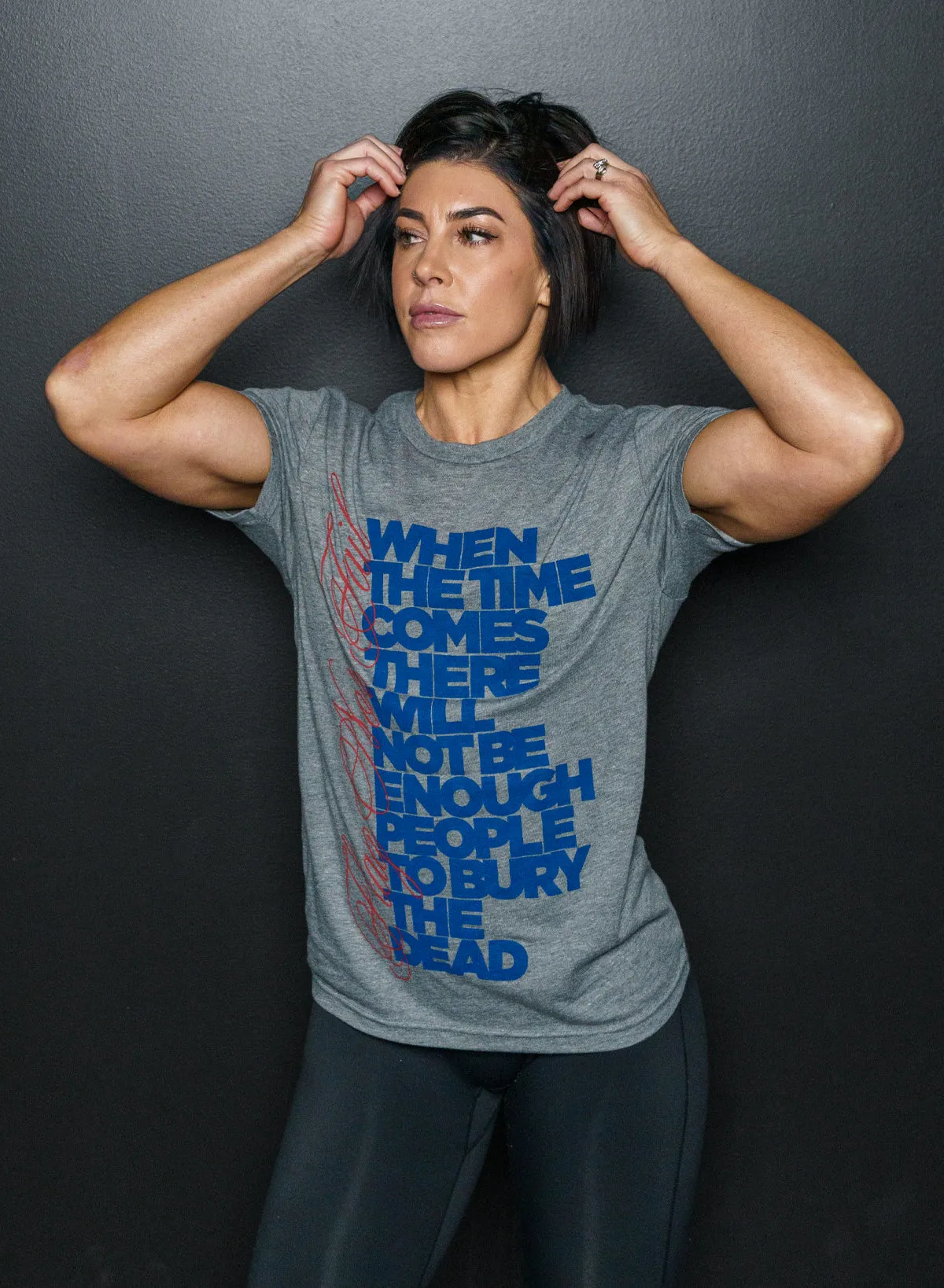 BURY THE DEAD TEE - GREY