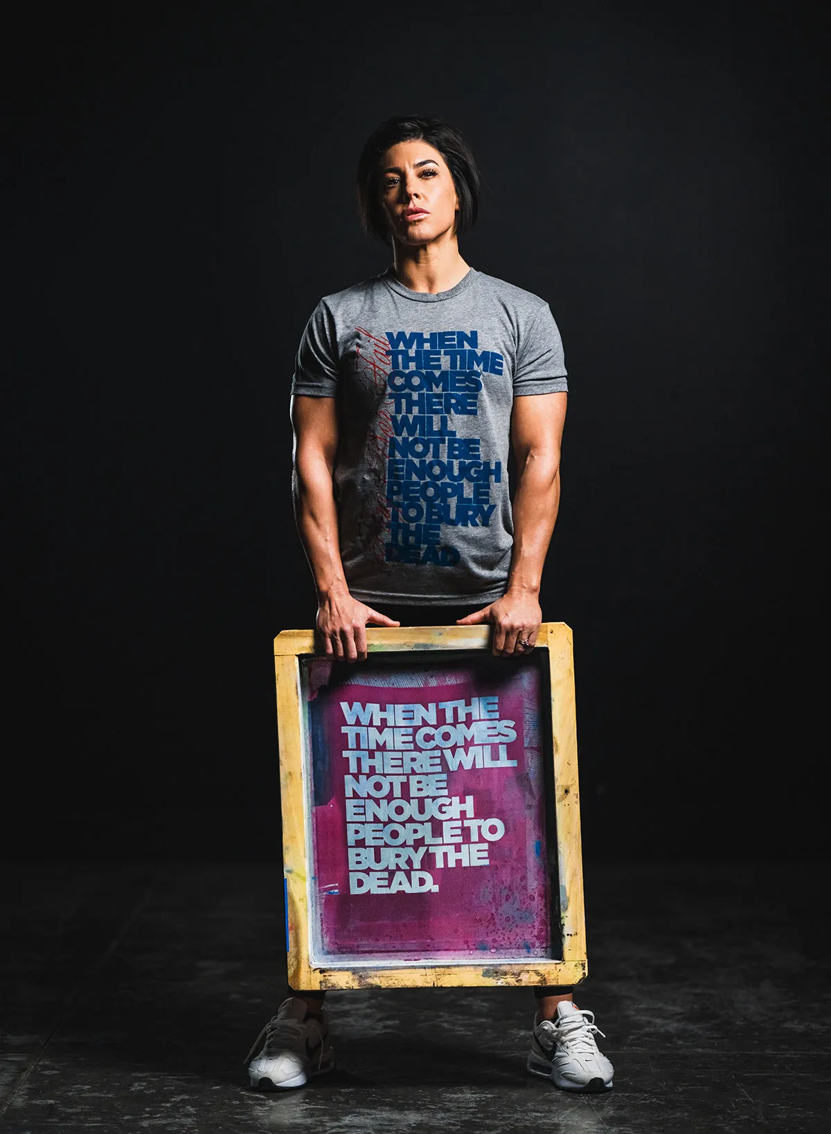BURY THE DEAD TEE - GREY