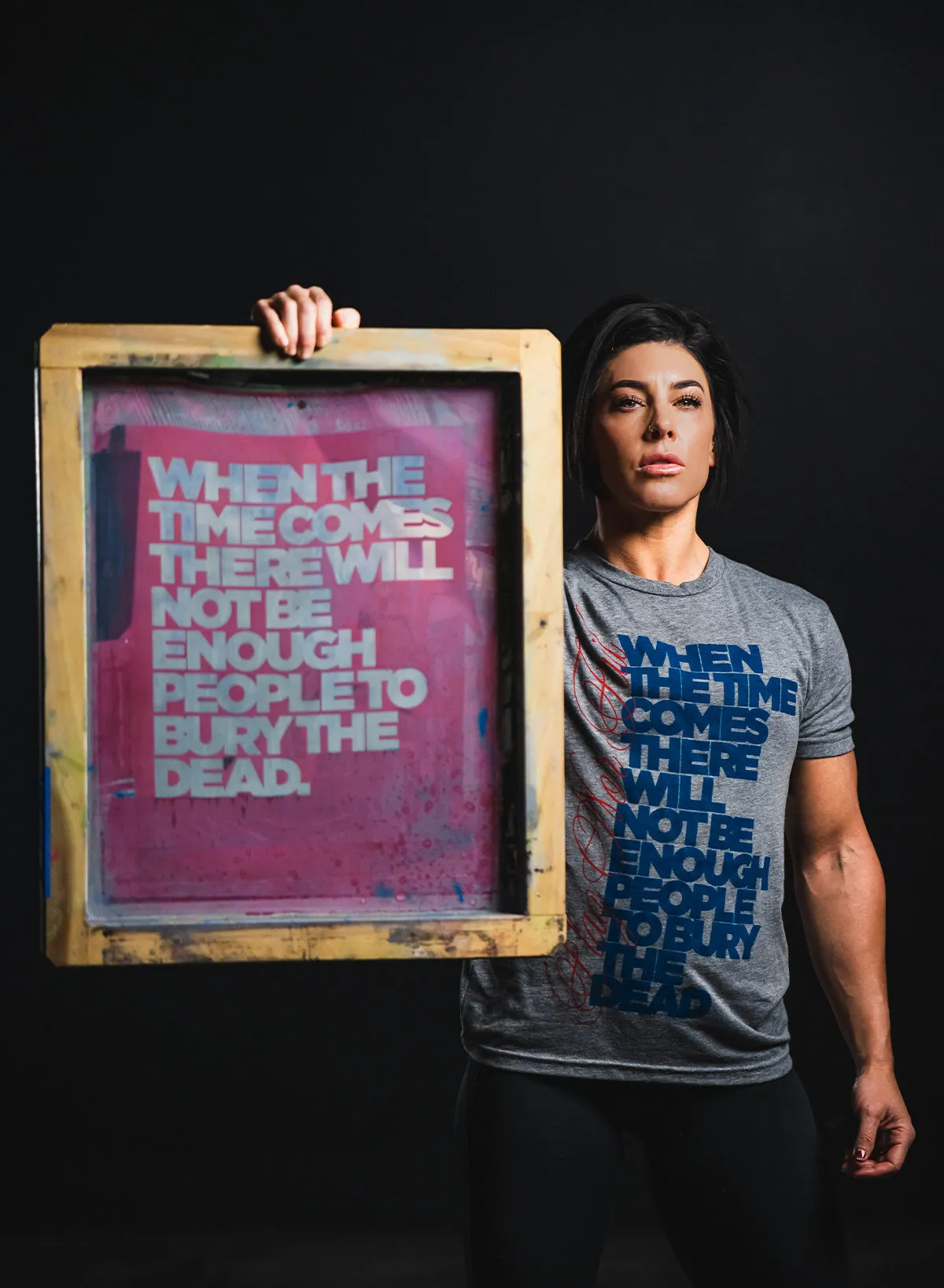 BURY THE DEAD TEE - GREY