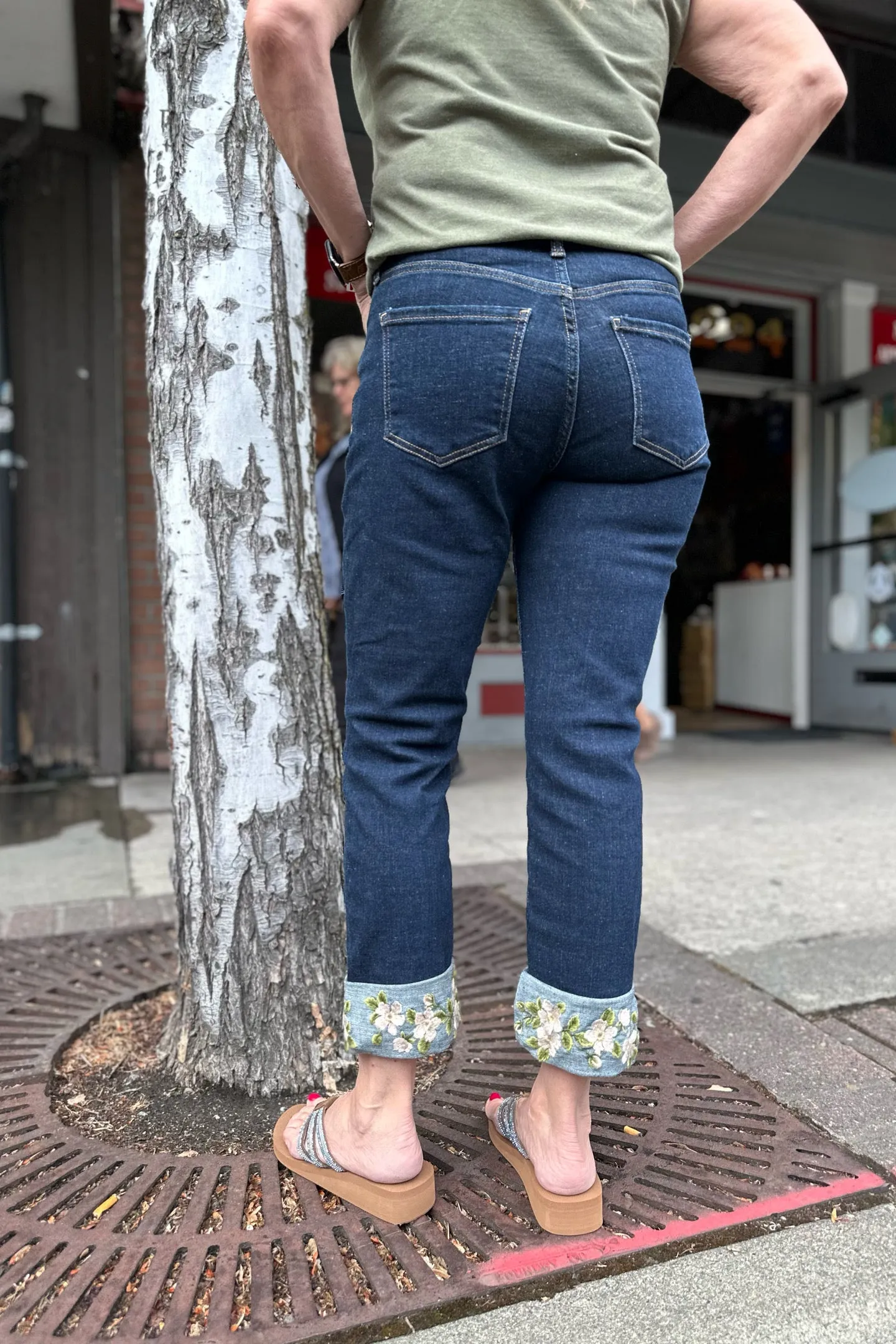 Carter Mid-Rise "Floral Vines" by Jag