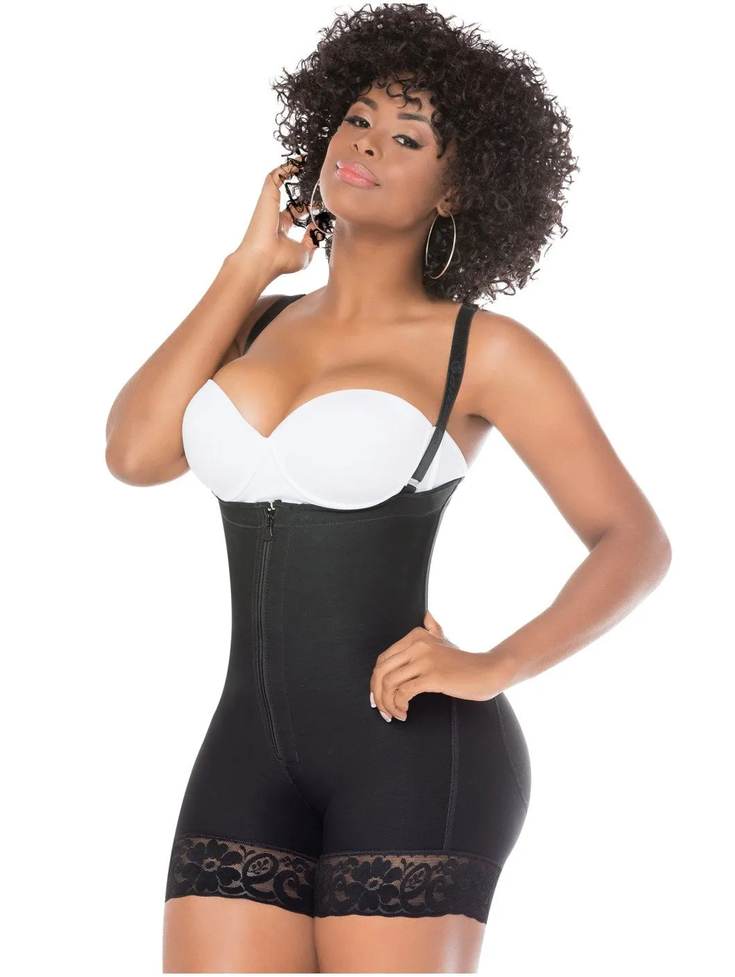 Colombian Postpartum Mid-Thigh Body Shaper Fajas Salome 214