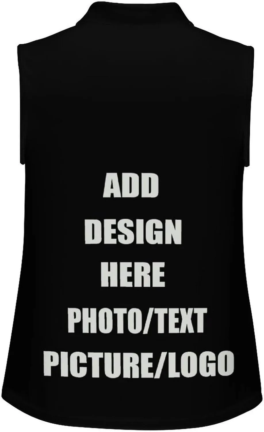 Customized V Neck T-Shirt Personalized Women Tee Design Your Own Add Picture Photo Text Front & Back