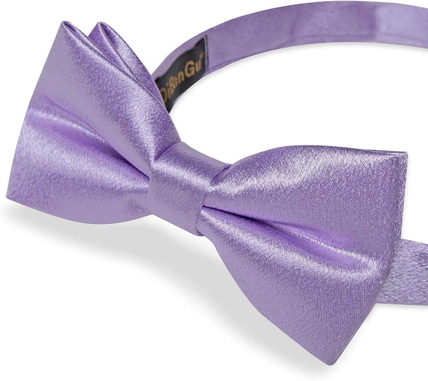 DiBanGu Bow Ties for Men Solid Color Pre-Tied Bow Tie and Pocket Square Cufflinks Formal Tuxedo Bowtie for Wedding Party