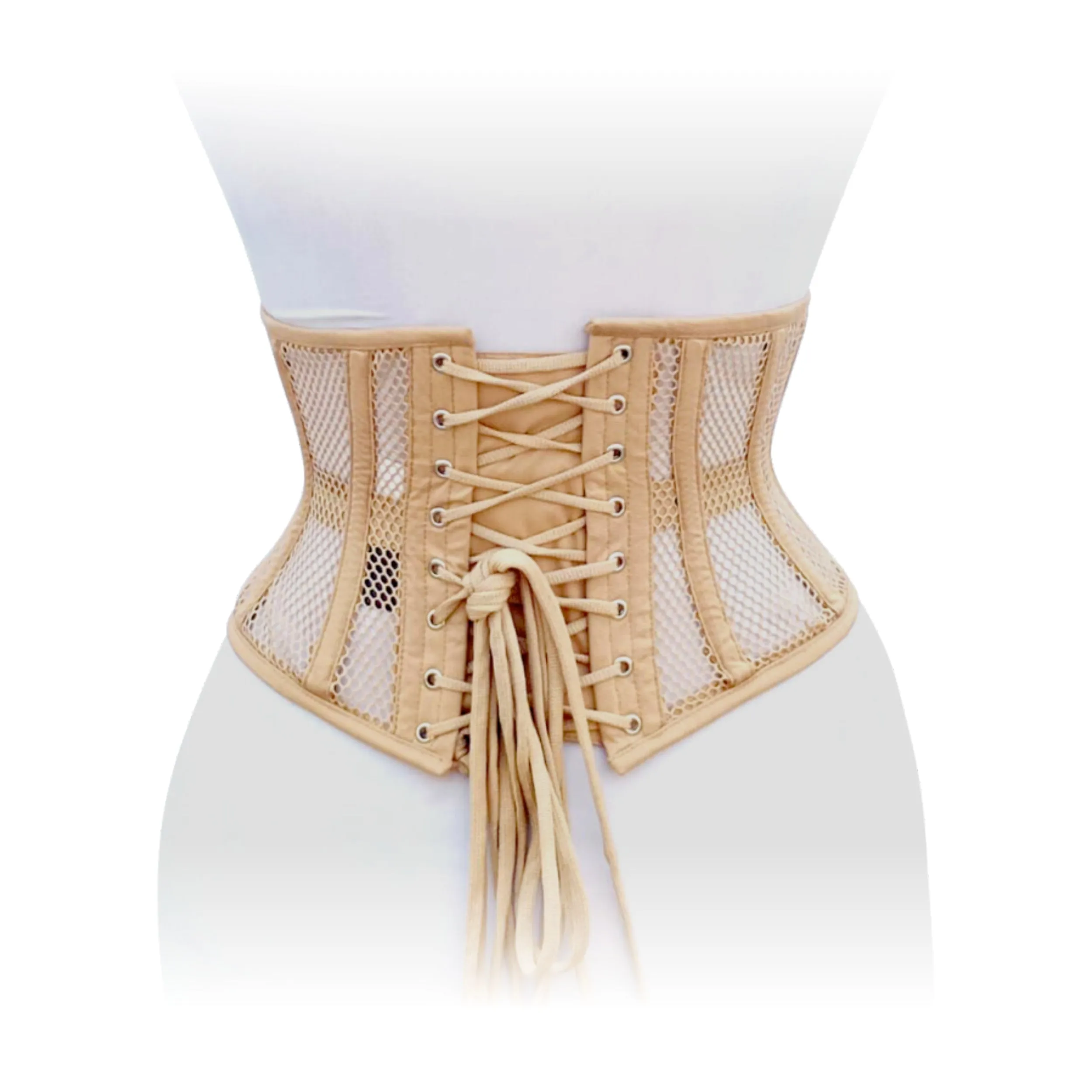 Dream Apparel Heavy Duty Steel Boned Underbust Waist Trainer Mesh Extreme Corset