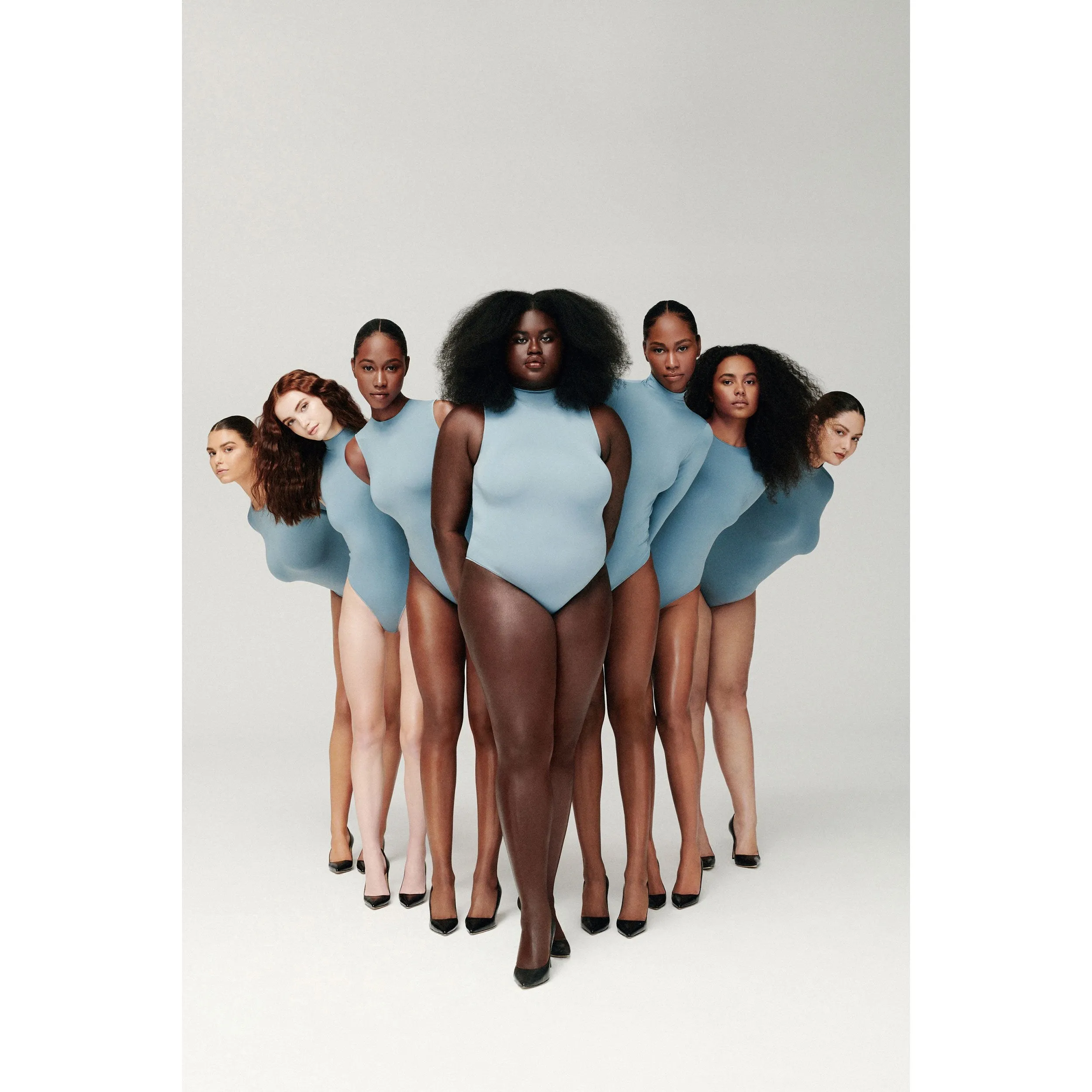 ESSENTIAL MOCK NECK LONG SLEEVE BODYSUIT | ARCTIC