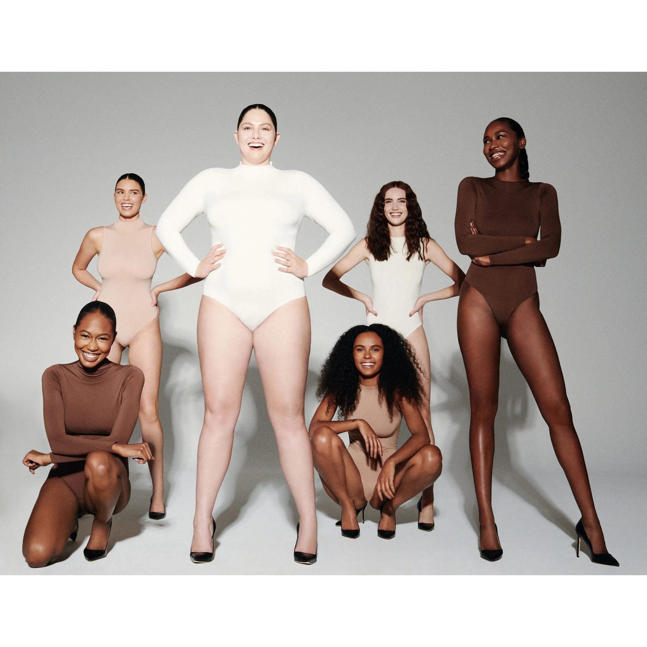 ESSENTIAL MOCK NECK LONG SLEEVE BODYSUIT | ARCTIC