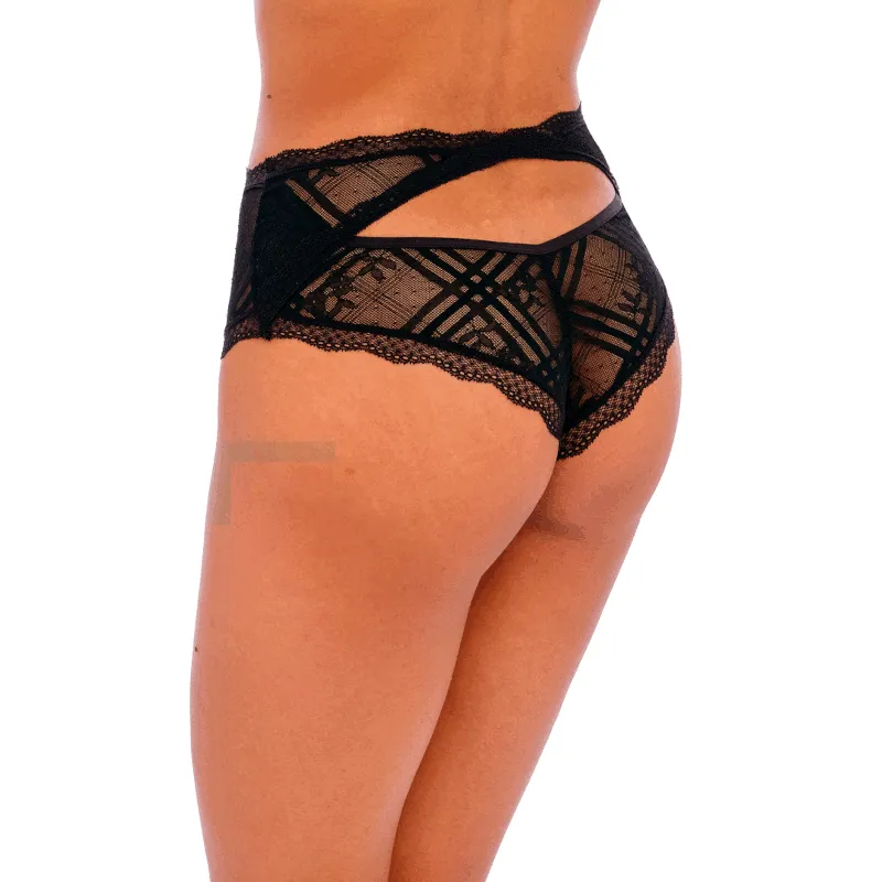 Fatale High Waist Brief Noir Black - Freya