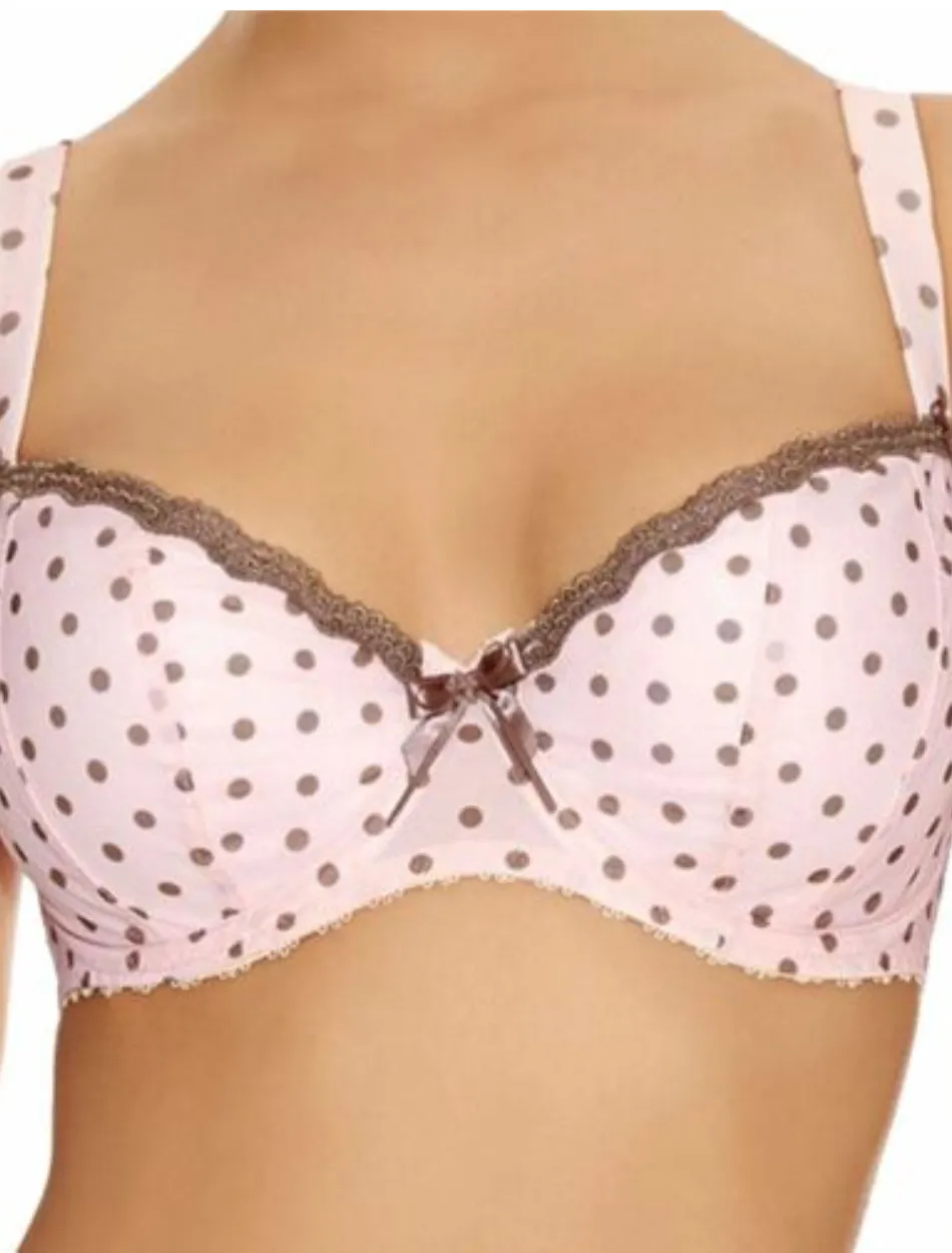 Freya Patsy Underwire Padded Half Cup Bra, Ballet Pink