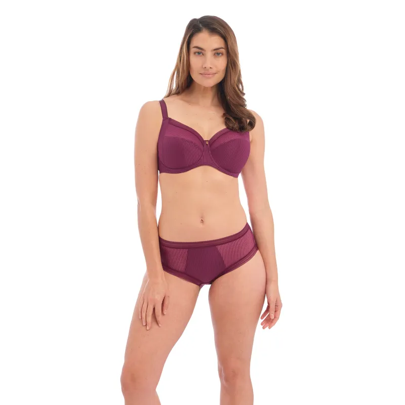 Fusion Brief Pant Black Cherry - Fantasie
