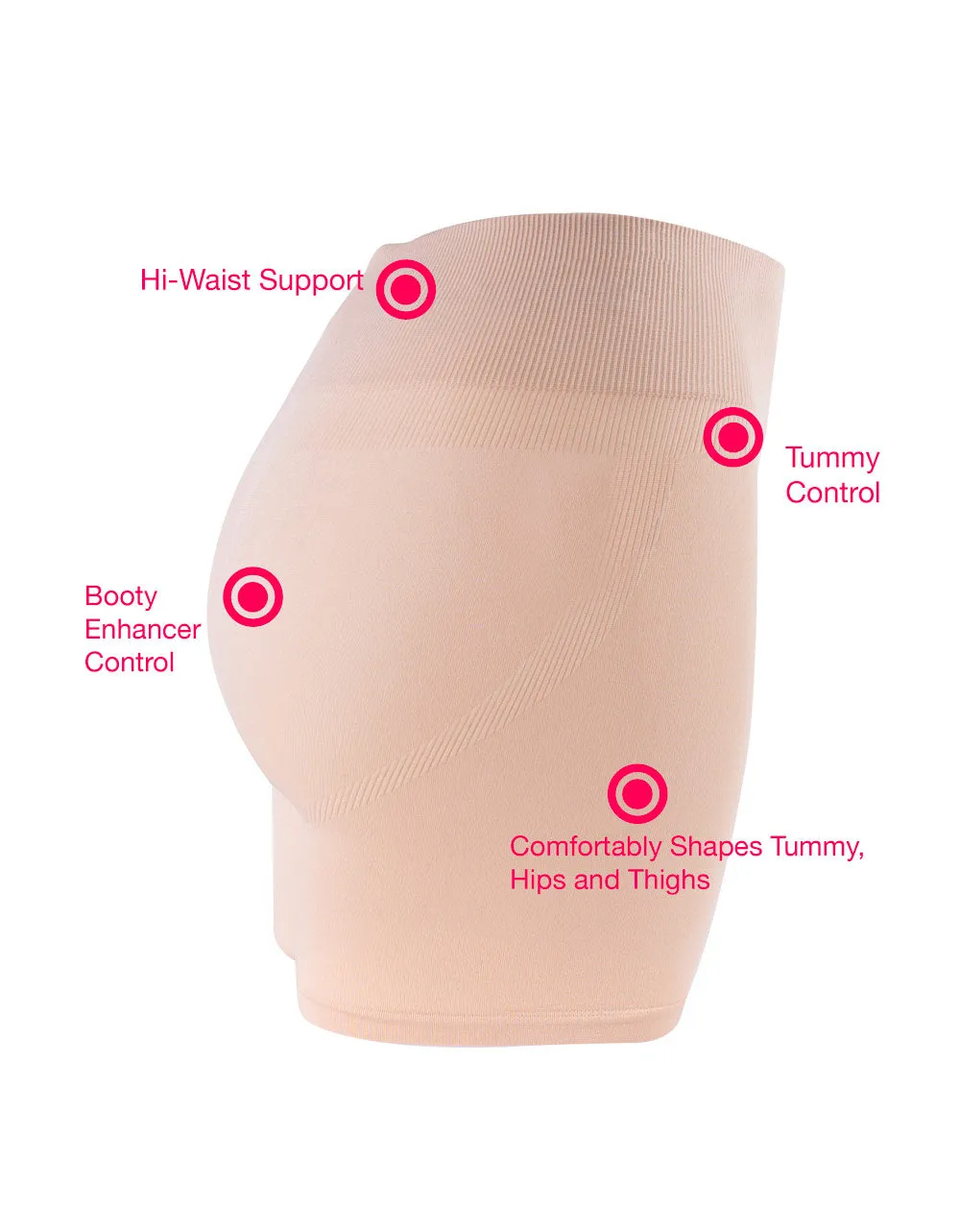 Hi-Waisted Long Leg Tummy Control Shaper