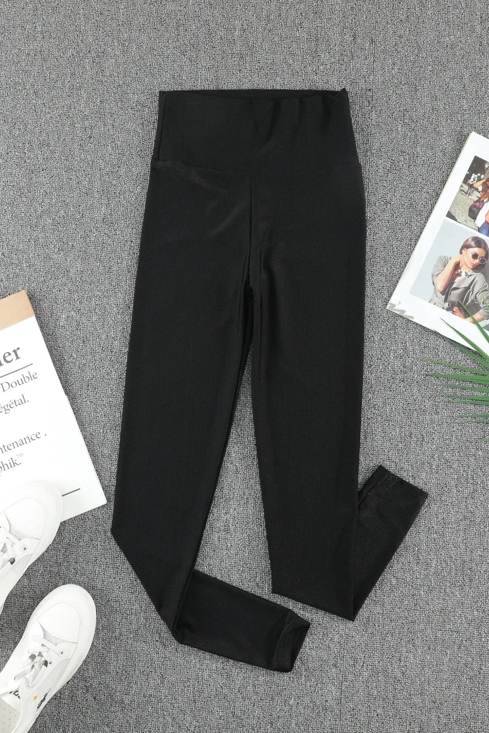 High Rise Tight Leggings with Waist Cincher