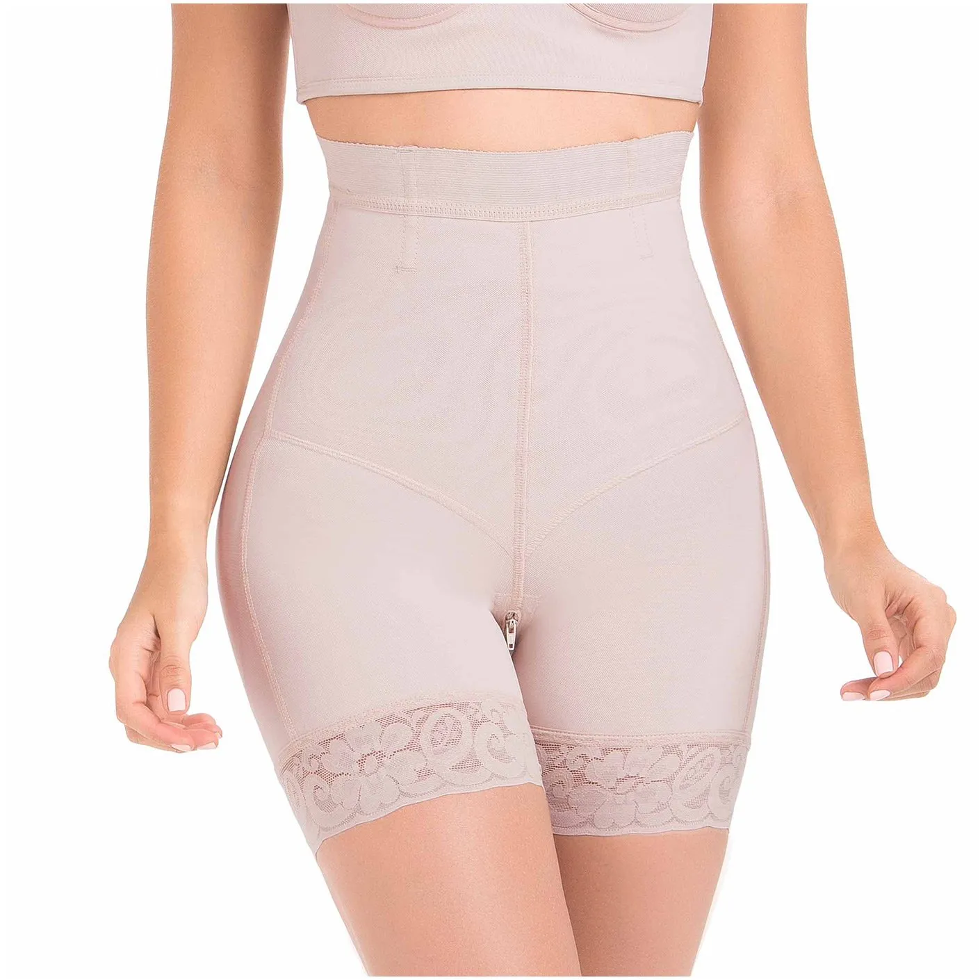 High Waisted Shapewear Shorts Fajas Colombianas Mariae 9549