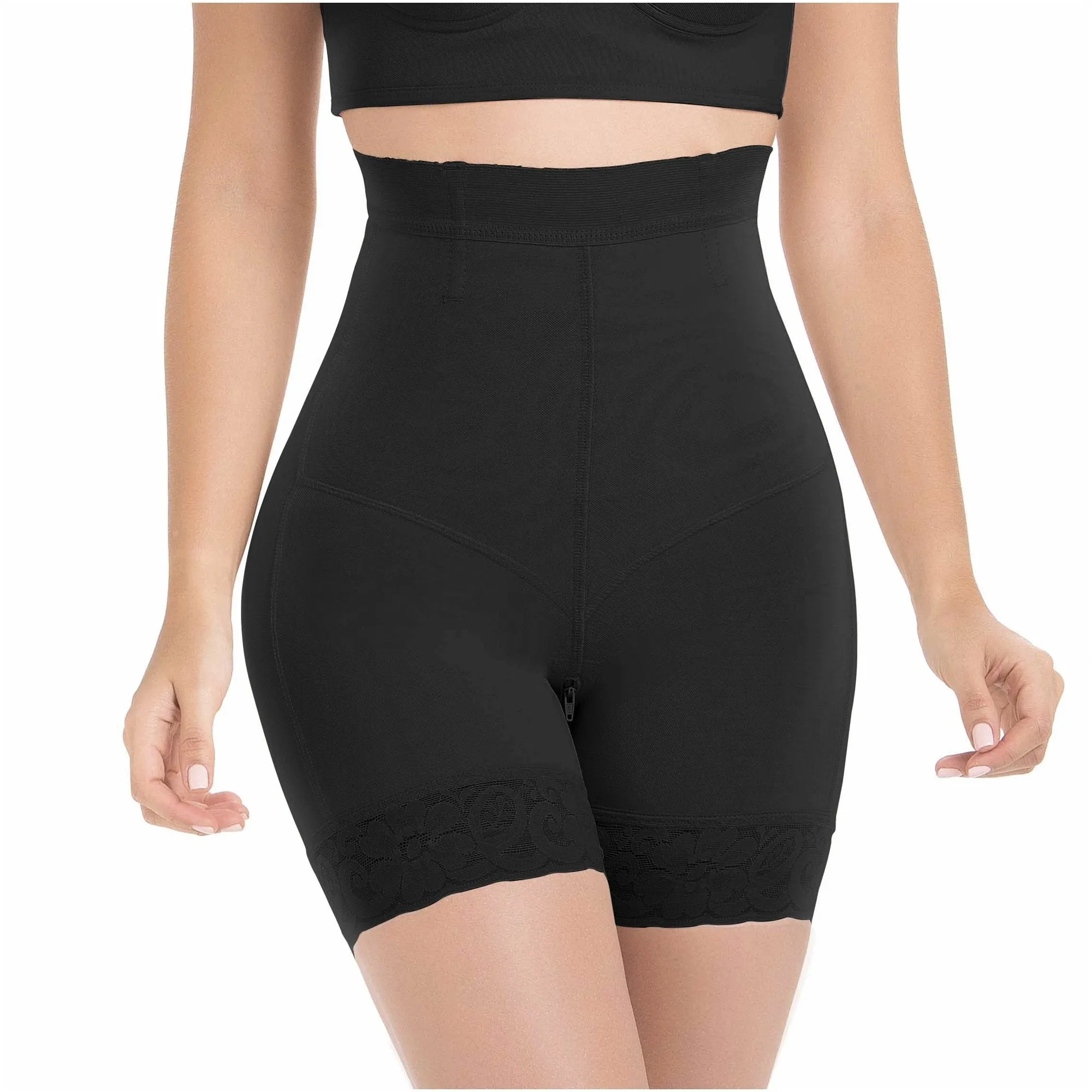 High Waisted Shapewear Shorts Fajas Colombianas Mariae 9549