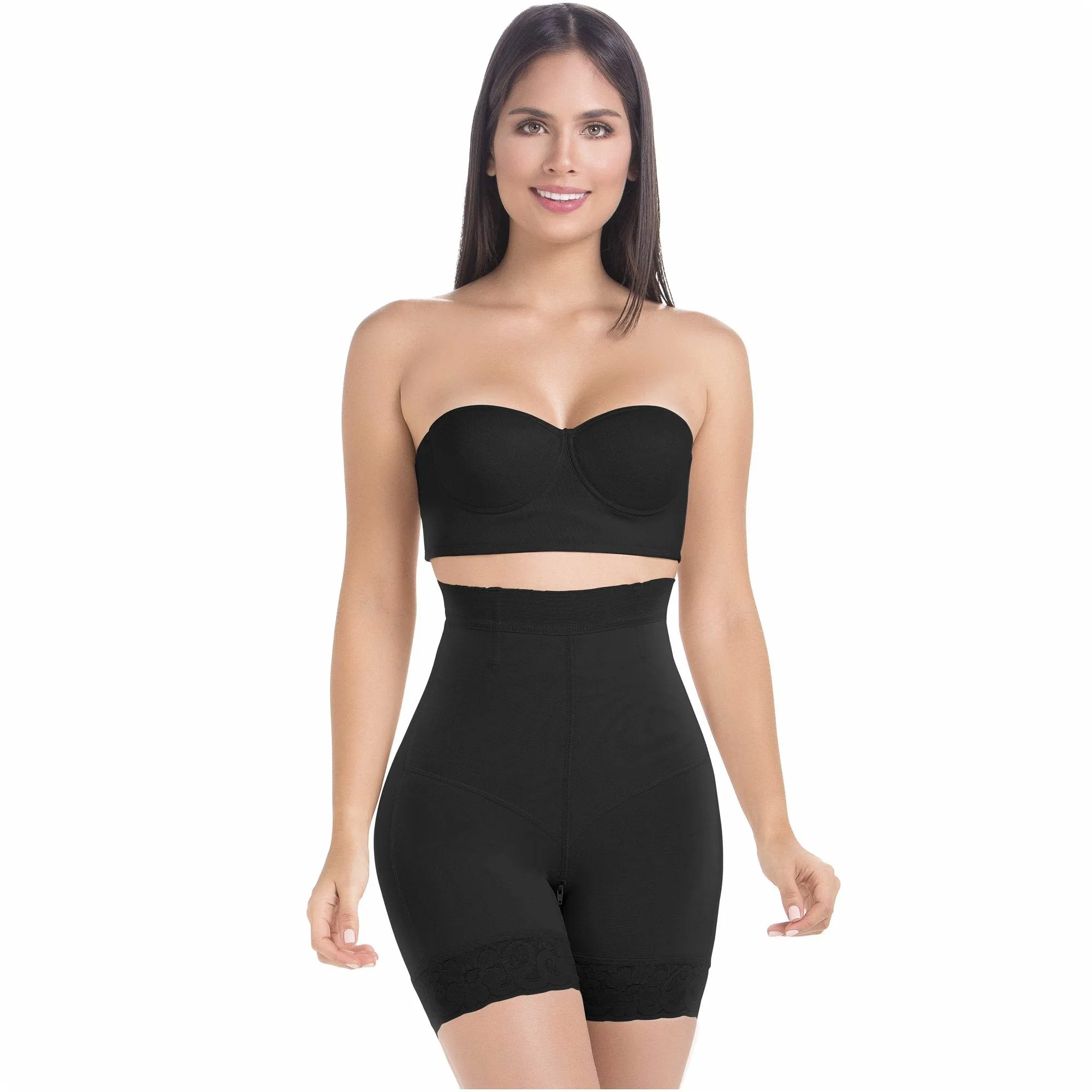 High Waisted Shapewear Shorts Fajas Colombianas Mariae 9549