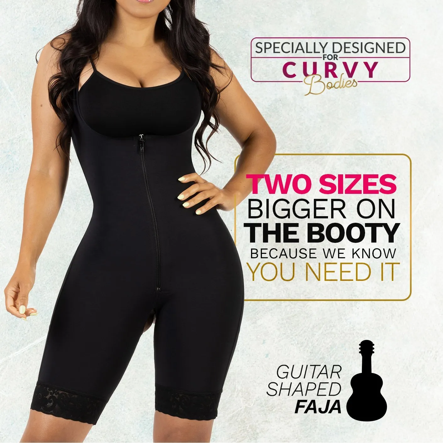 Hourglass Tummy Control Shapewear Fajas Colombianas Bling Shapers 099ZF