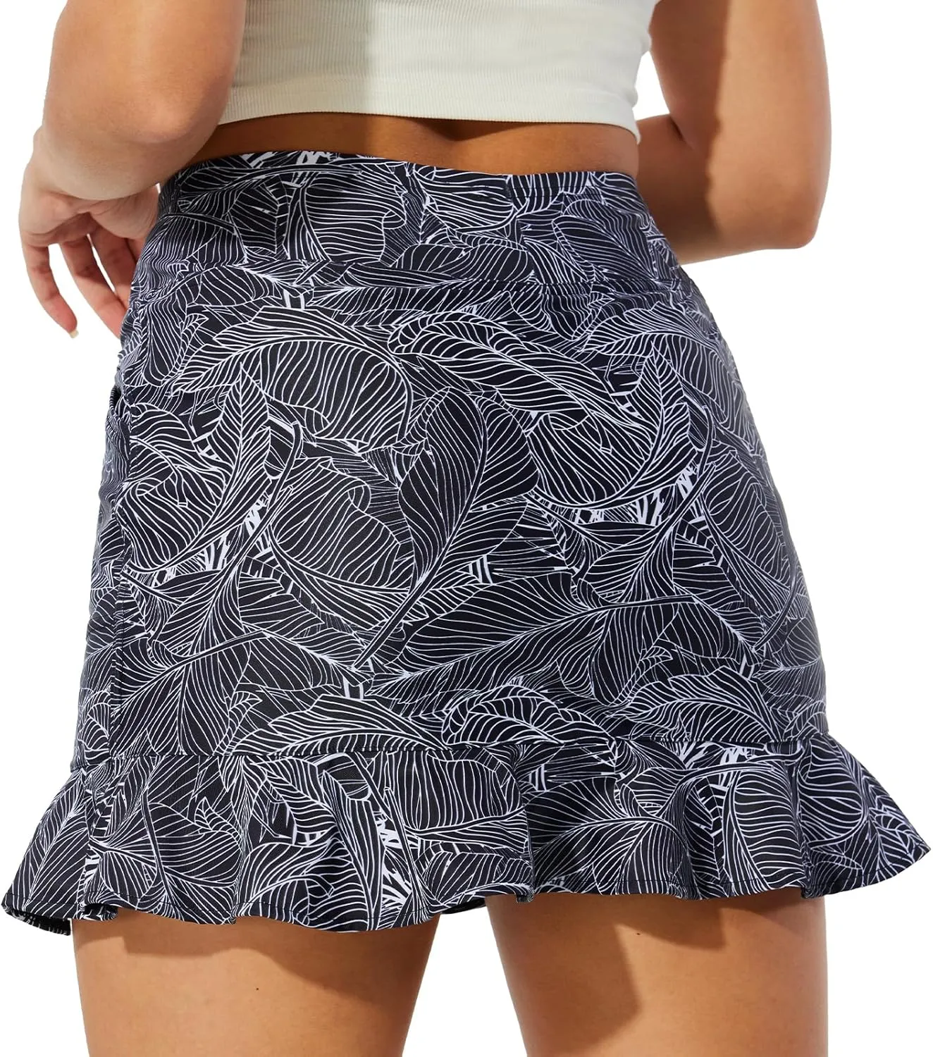 M MOTEEPI Tennis Skirt with Shorts Golf Skorts for Women Dressy Pickleball Skort Golf Outfits Clothes Athletic Skirts