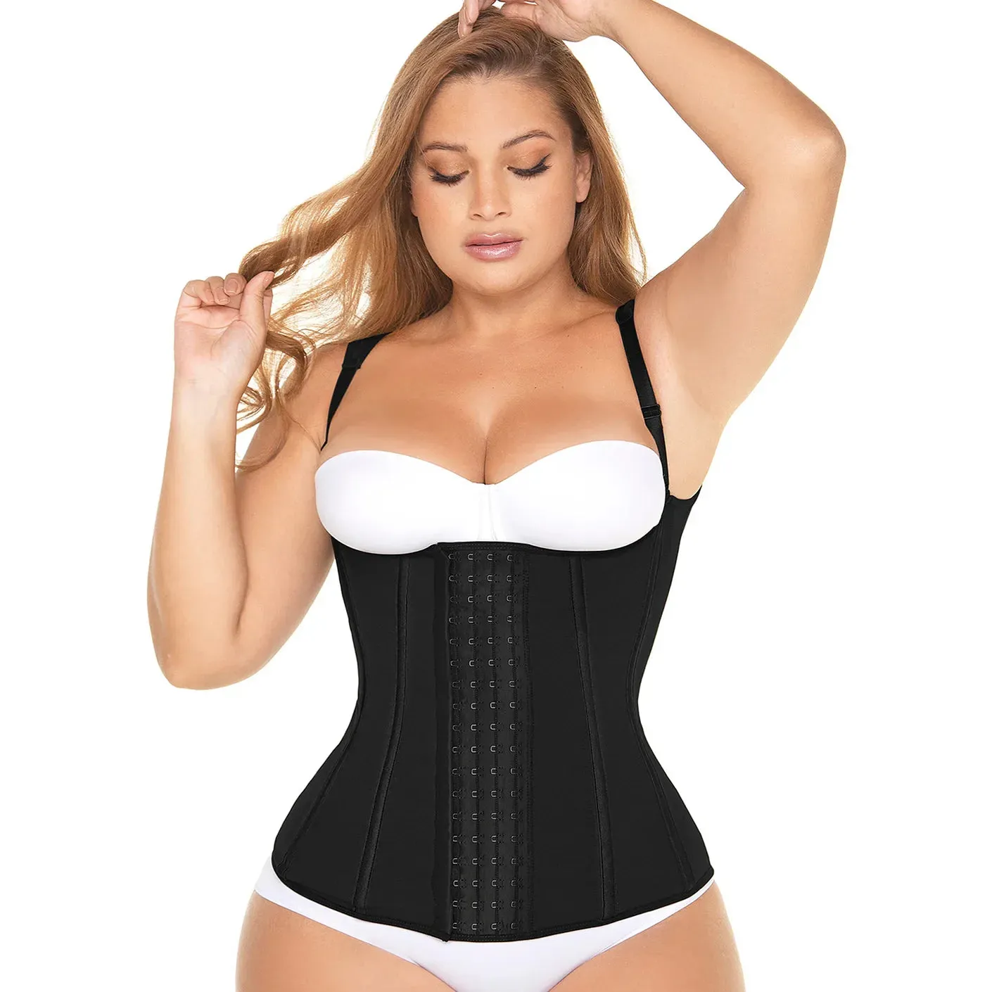 MARIAE CXC300V Hourglass Firm Vest Shapewear for Women Colombian Fajas High Compression