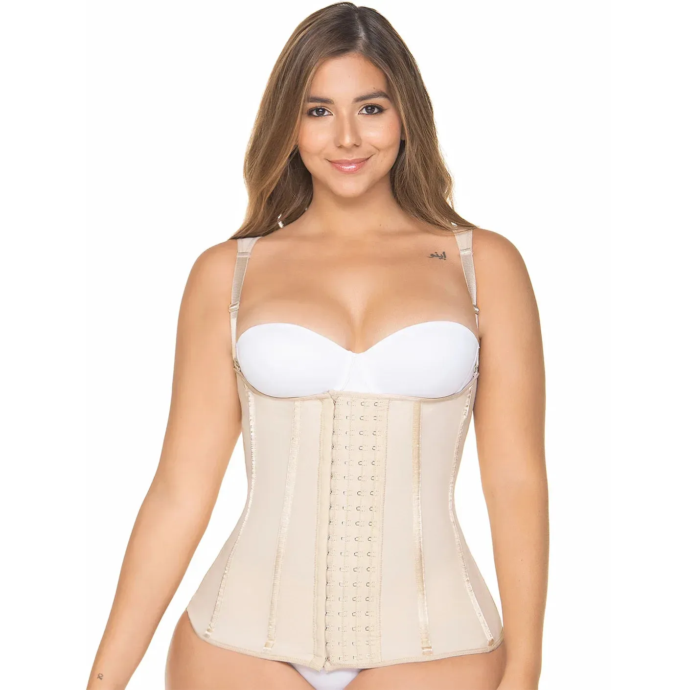 MARIAE CXC300V Hourglass Firm Vest Shapewear for Women Colombian Fajas High Compression