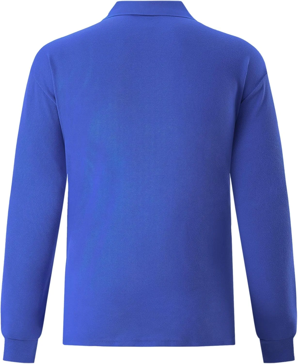 Men's Polo Shirts Long Sleeve Classic Quick Dry Moisture Wicking Tactical Golf Shirts for Men with Pocket Causal Athletic