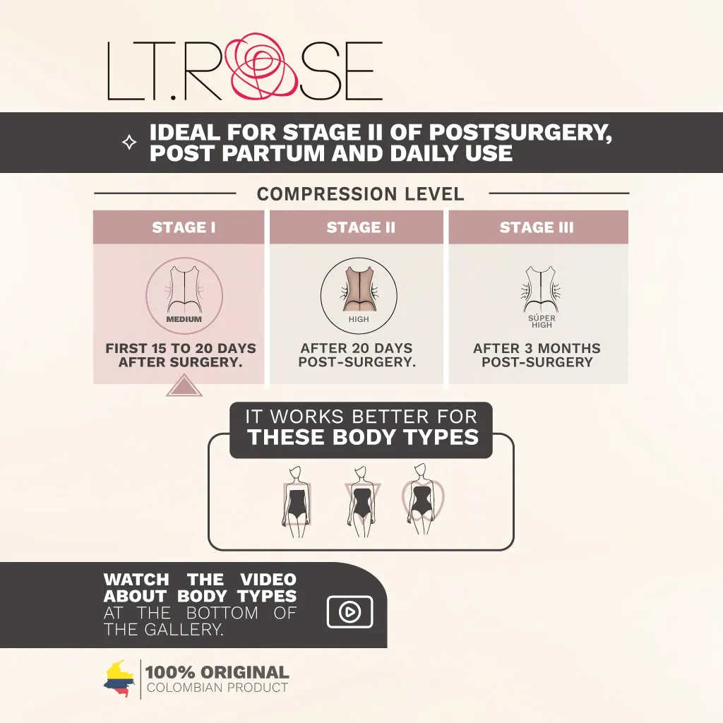 Open Bust Postpartum Butt Lifter Body Shapewear Laty Rose 21111