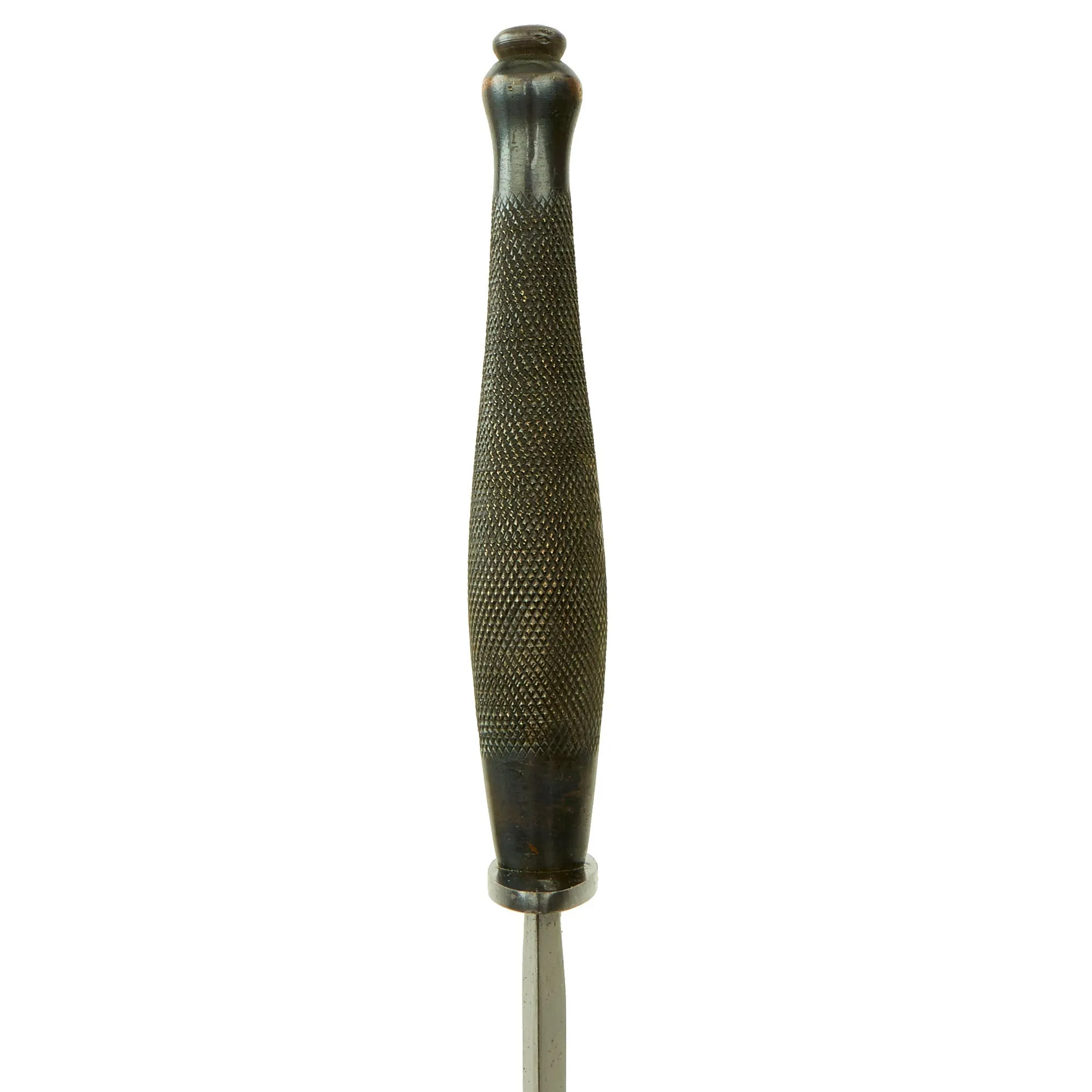Original British WWII Second Pattern B2 Marked Fairbairn-Sykes Fighting Knife with Named Scabbard