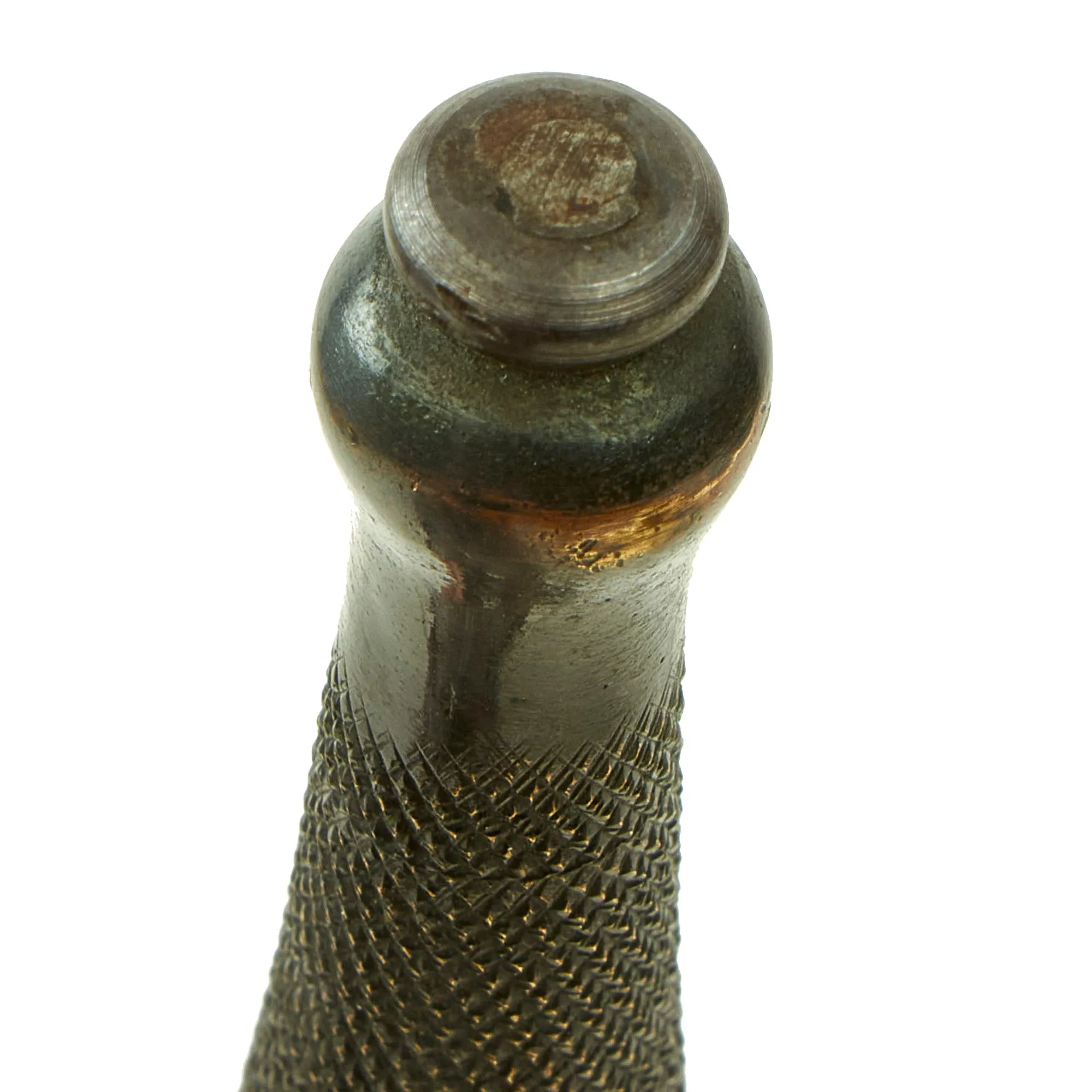 Original British WWII Second Pattern B2 Marked Fairbairn-Sykes Fighting Knife with Named Scabbard