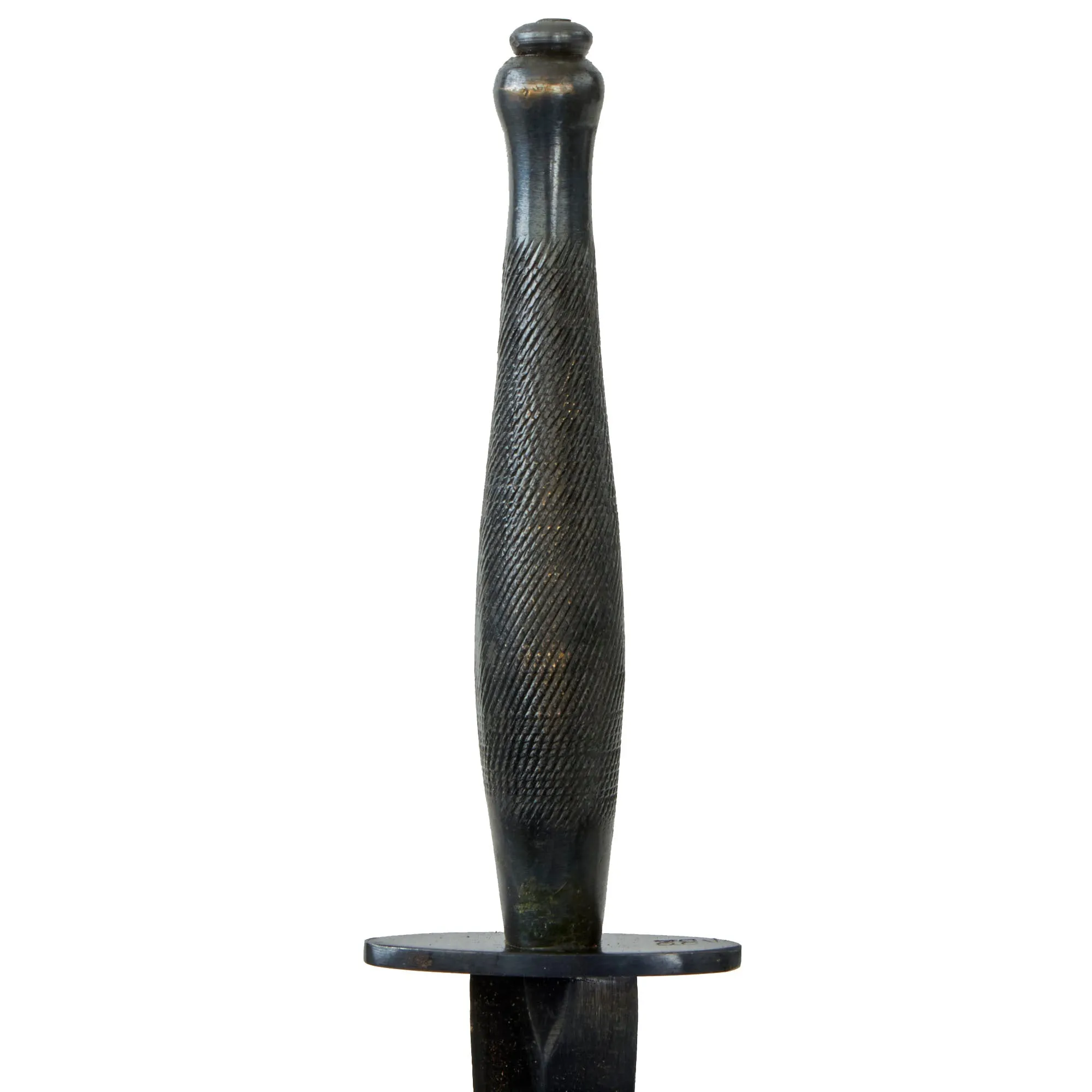 Original British WWII Second Pattern B2 Marked Fairbairn-Sykes Fighting Knife with Original Scabbard