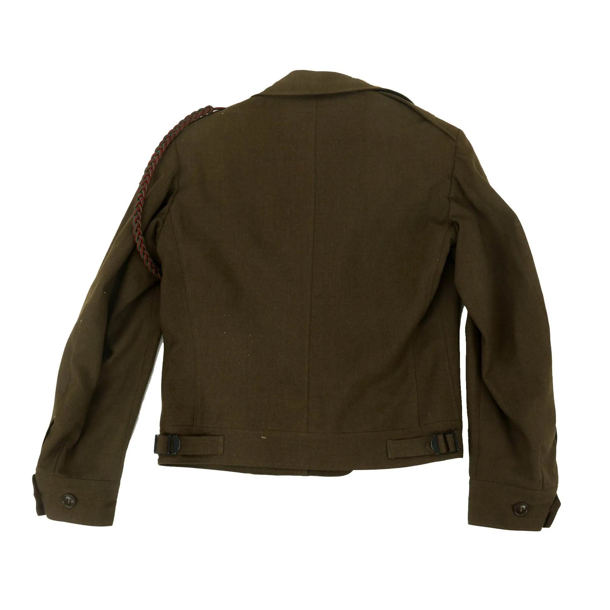 Original U.S. WWII 504th Parachute Infantry Regiment Ike Jacket with Overseas Cap - 82nd Airborne Division