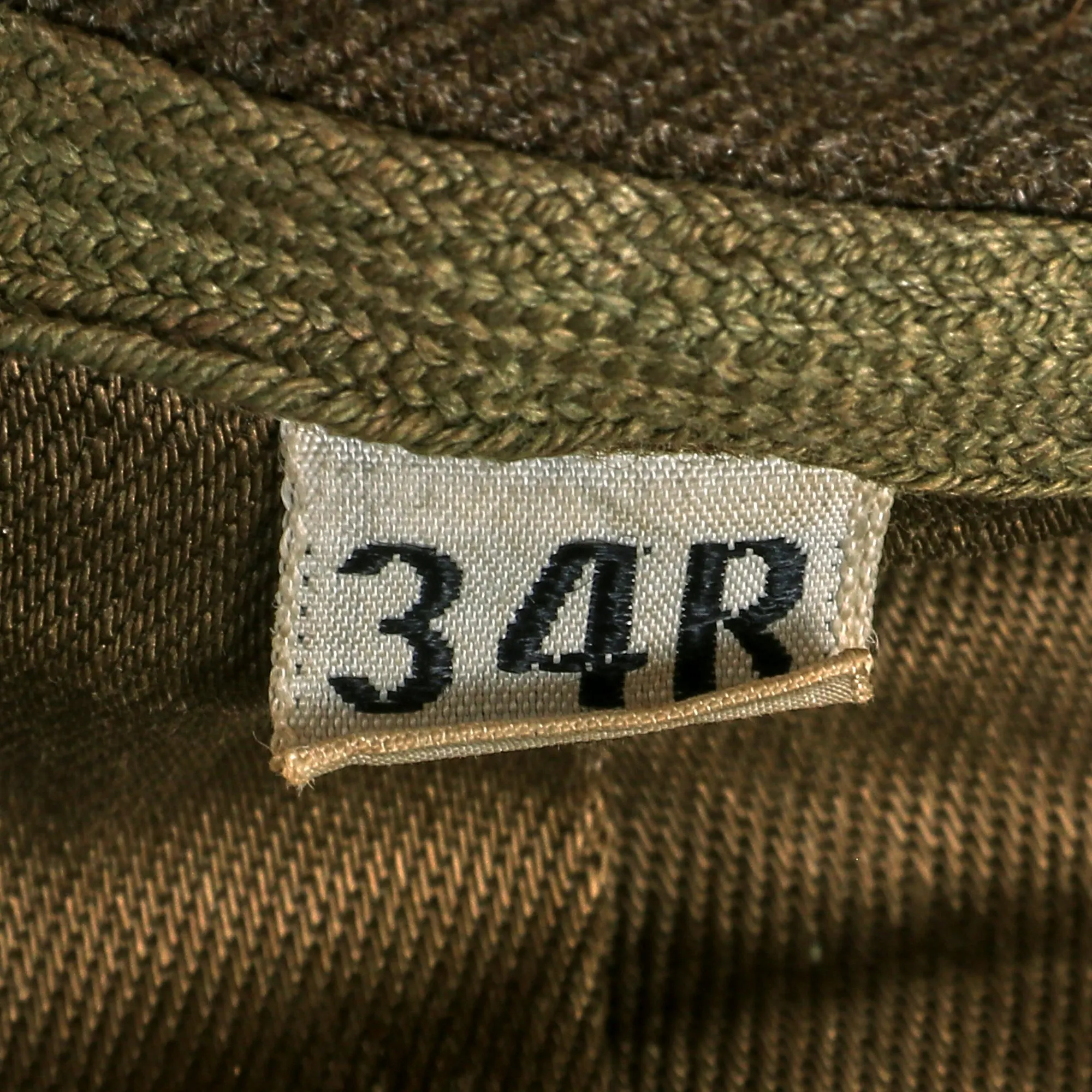 Original U.S. WWII 504th Parachute Infantry Regiment Ike Jacket with Overseas Cap - 82nd Airborne Division