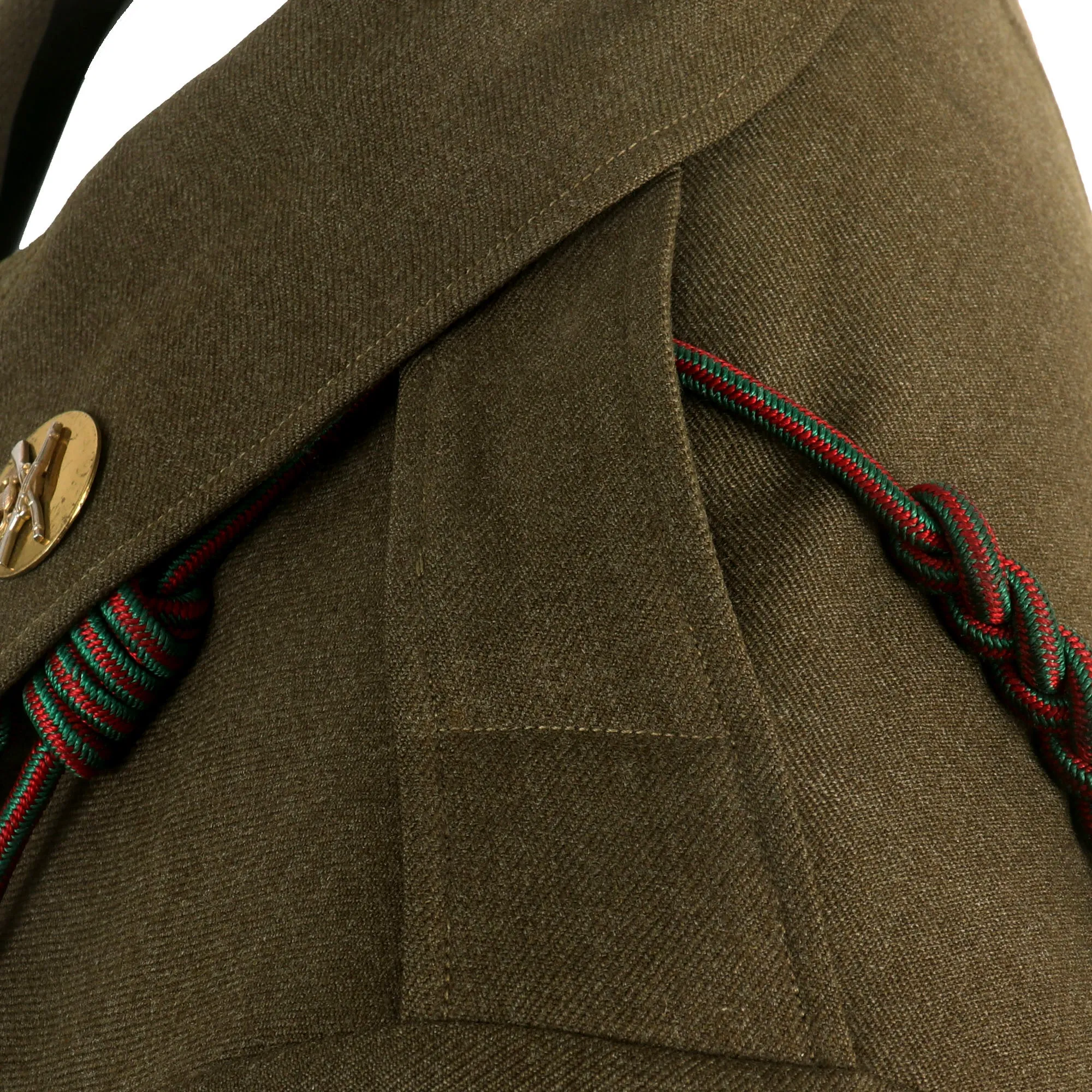 Original U.S. WWII 504th Parachute Infantry Regiment Ike Jacket with Overseas Cap - 82nd Airborne Division
