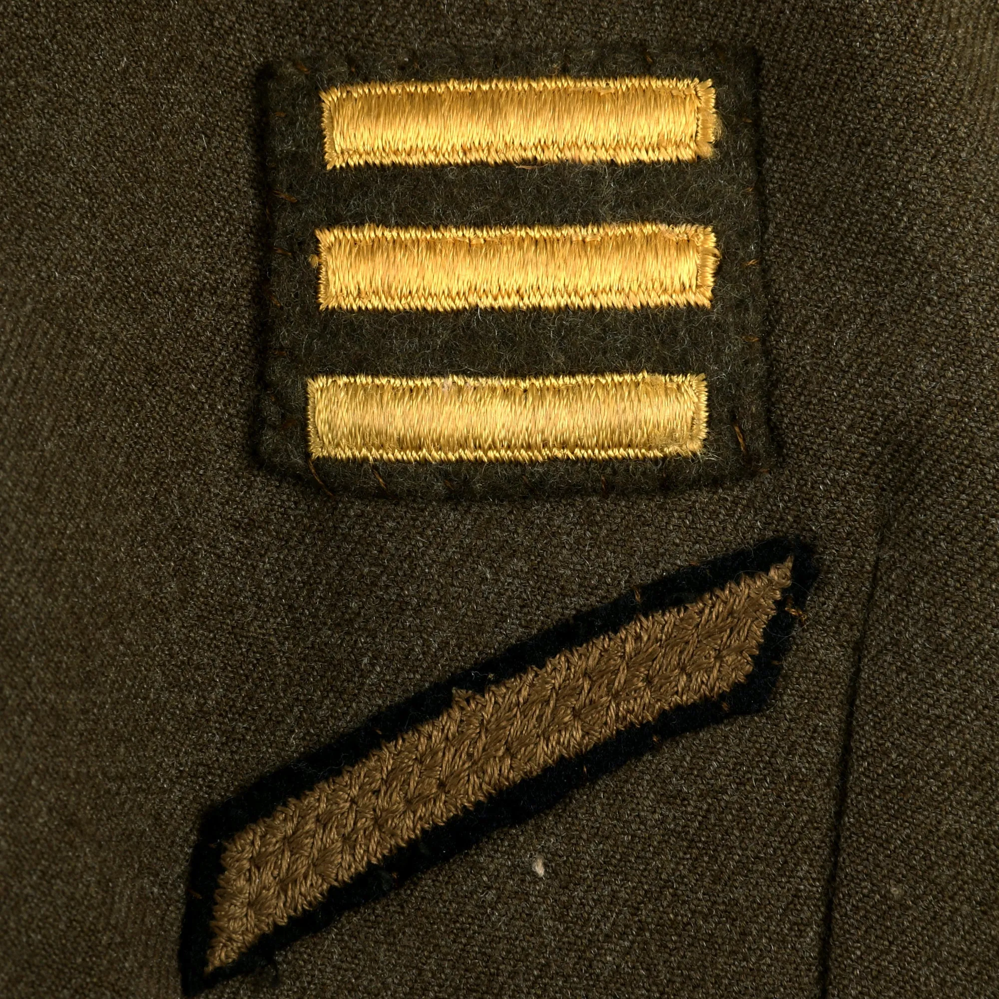 Original U.S. WWII 504th Parachute Infantry Regiment Ike Jacket with Overseas Cap - 82nd Airborne Division