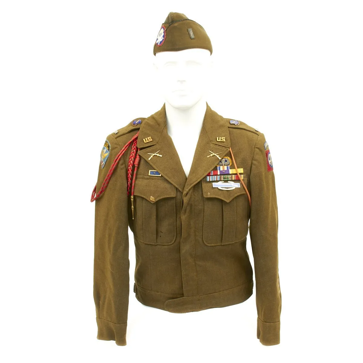 Original U.S. WWII Silver Star 504th Parachute Infantry Regiment Named Officer Grouping - Lieutenant Chester Anderson
