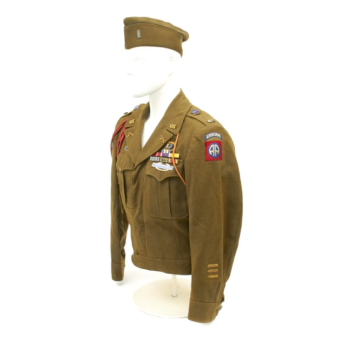 Original U.S. WWII Silver Star 504th Parachute Infantry Regiment Named Officer Grouping - Lieutenant Chester Anderson
