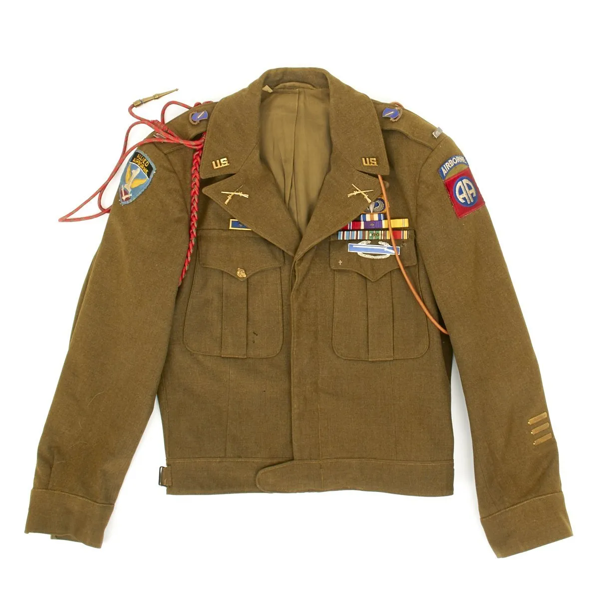 Original U.S. WWII Silver Star 504th Parachute Infantry Regiment Named Officer Grouping - Lieutenant Chester Anderson