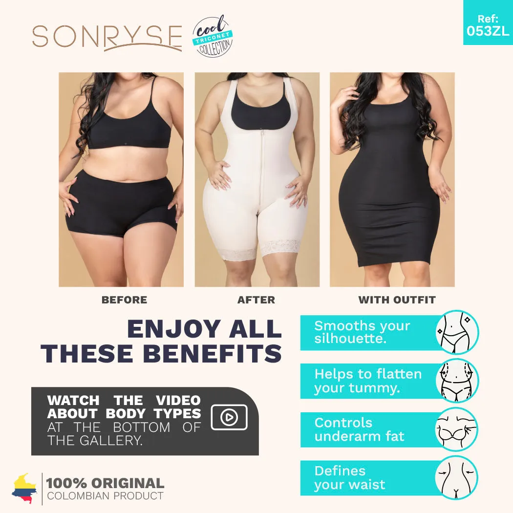 Postpartum and Post Surgery Tummy Control Bodysuit Sonryse TR53ZL