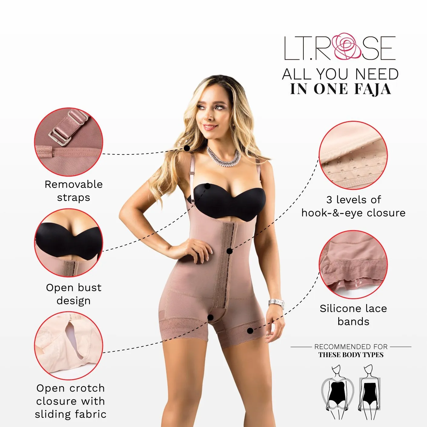 Postpartum Tummy Control Colombian Shapewear Laty Rose 21113