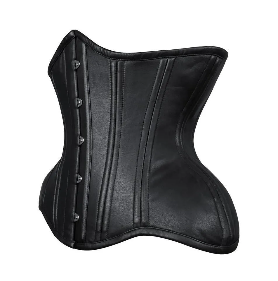 Rinnaa New Curvy Waist Trainer in Genuine Sheep Napa Leather