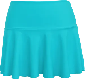 Ruffle Skirt - Aqua - FINAL SALE