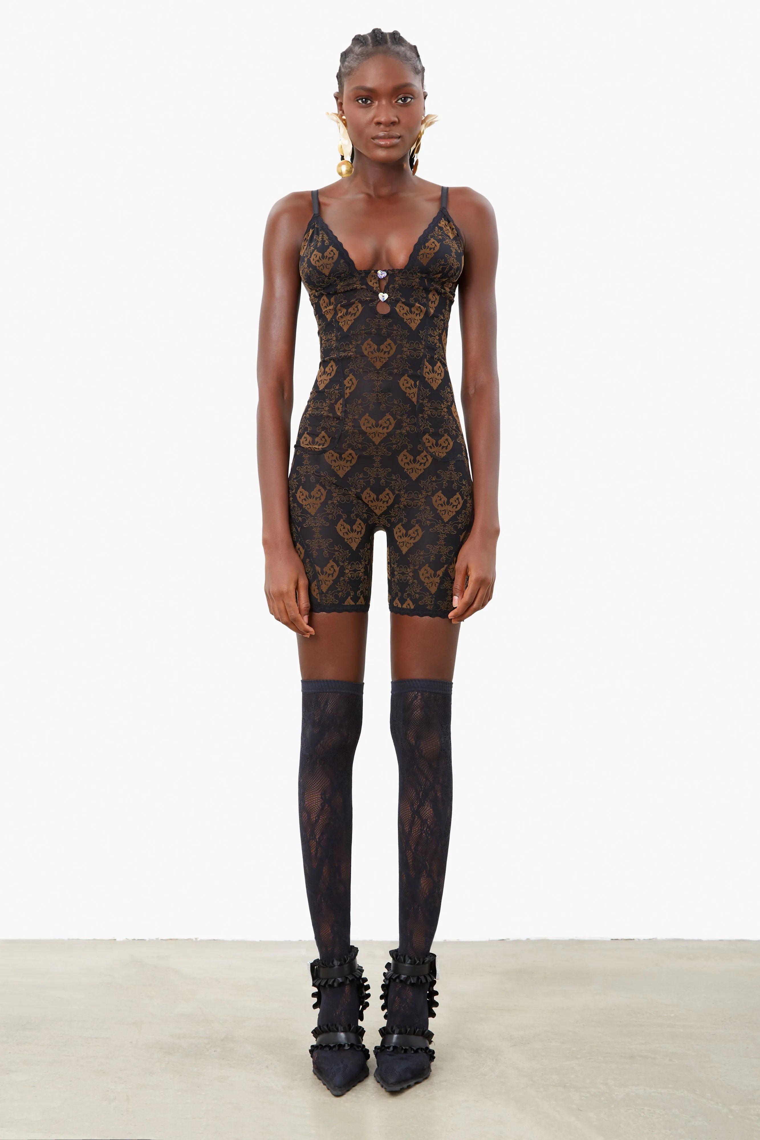 Scarlett Playsuit Black