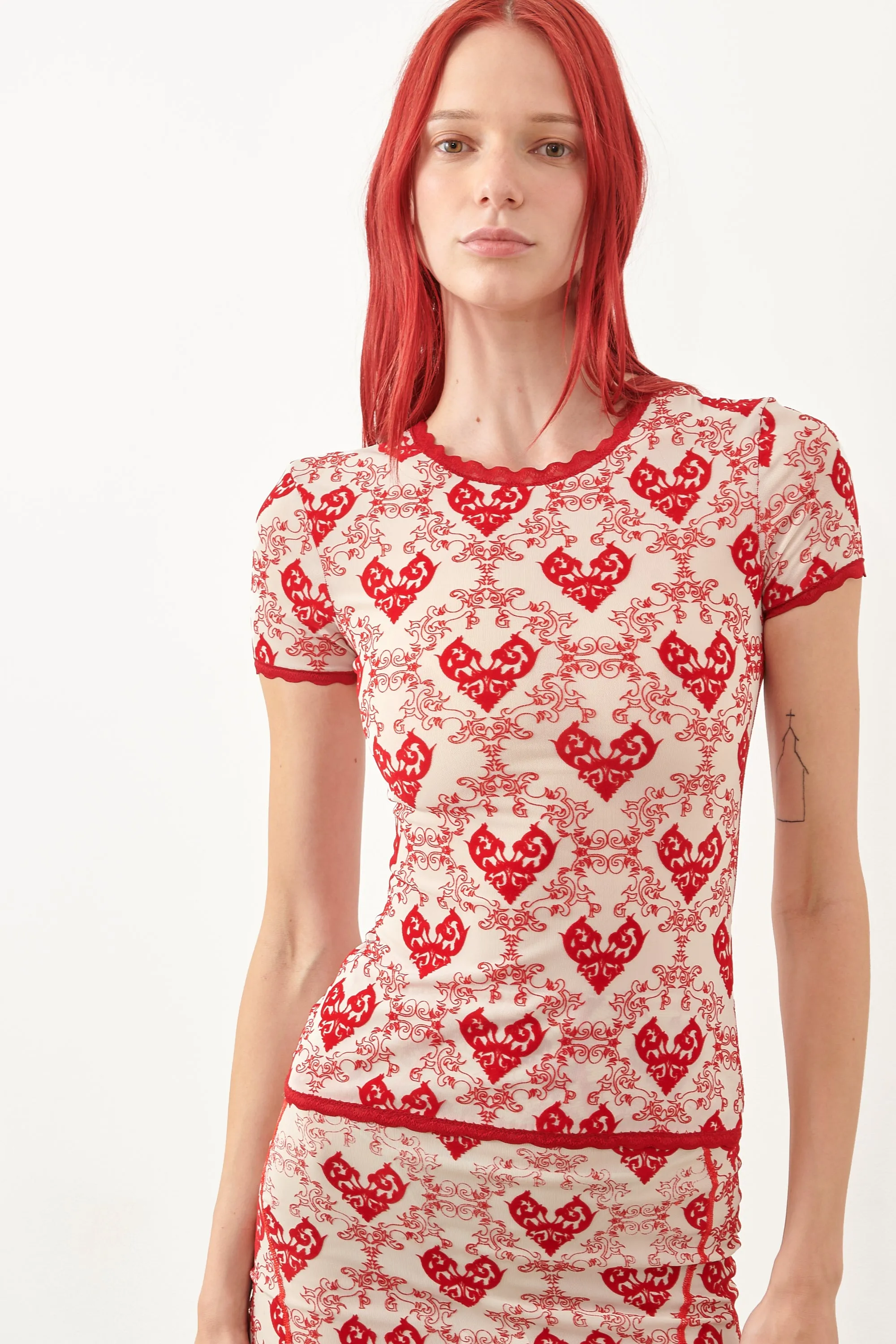 Scarlett Tee Red
