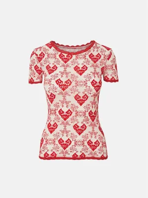 Scarlett Tee Red