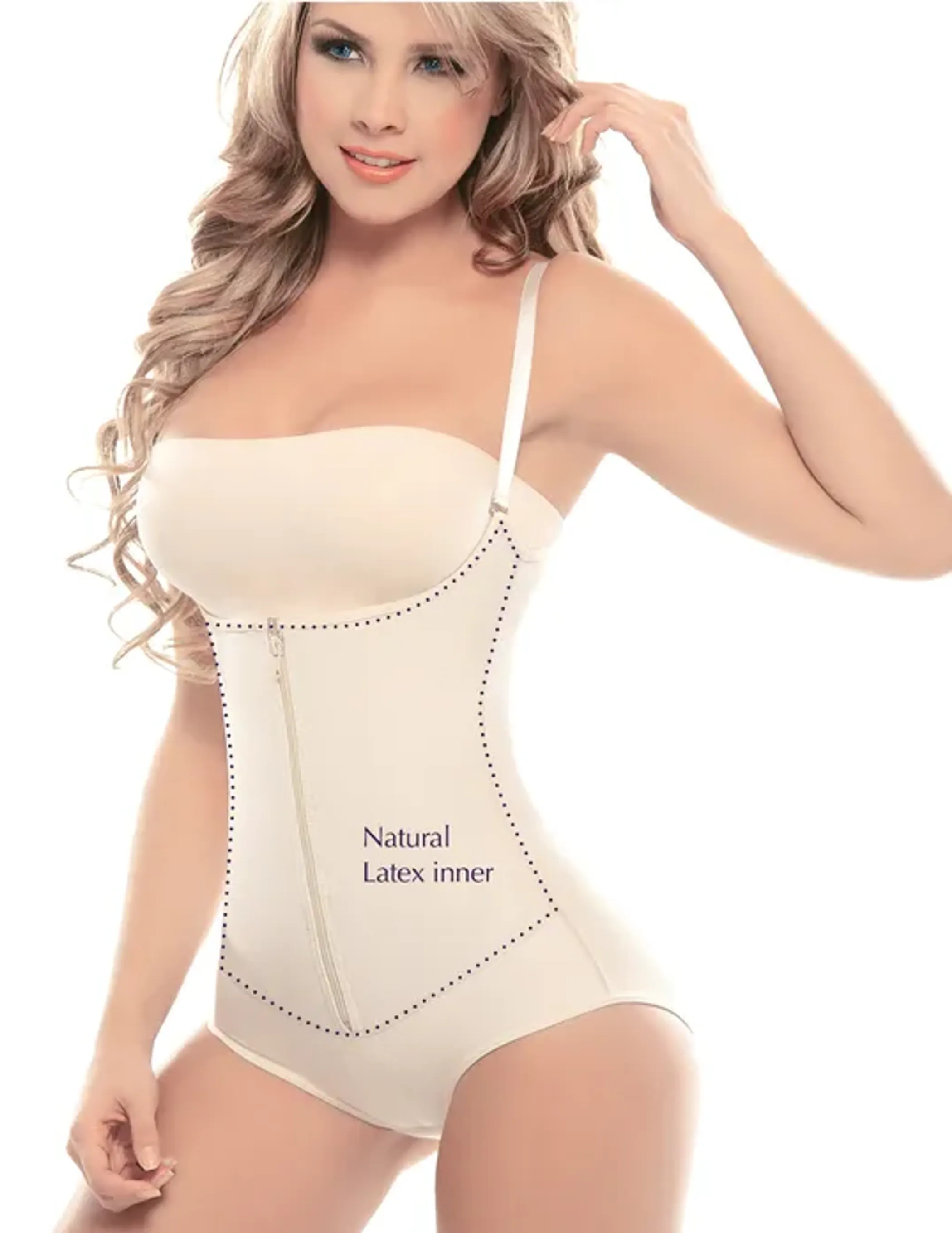 Siluet  Panty Strapless Shapewear with Latex