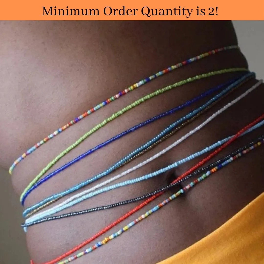 Slimming Waist Beads - Solid Colors waist bands