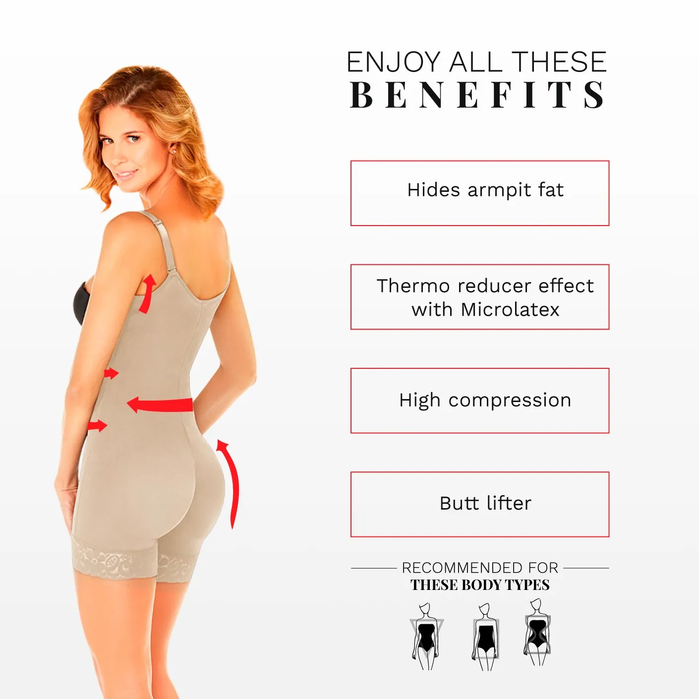 Strapless Postpartum Shapewear Fajas Colombianas Diane & Geordi 2409